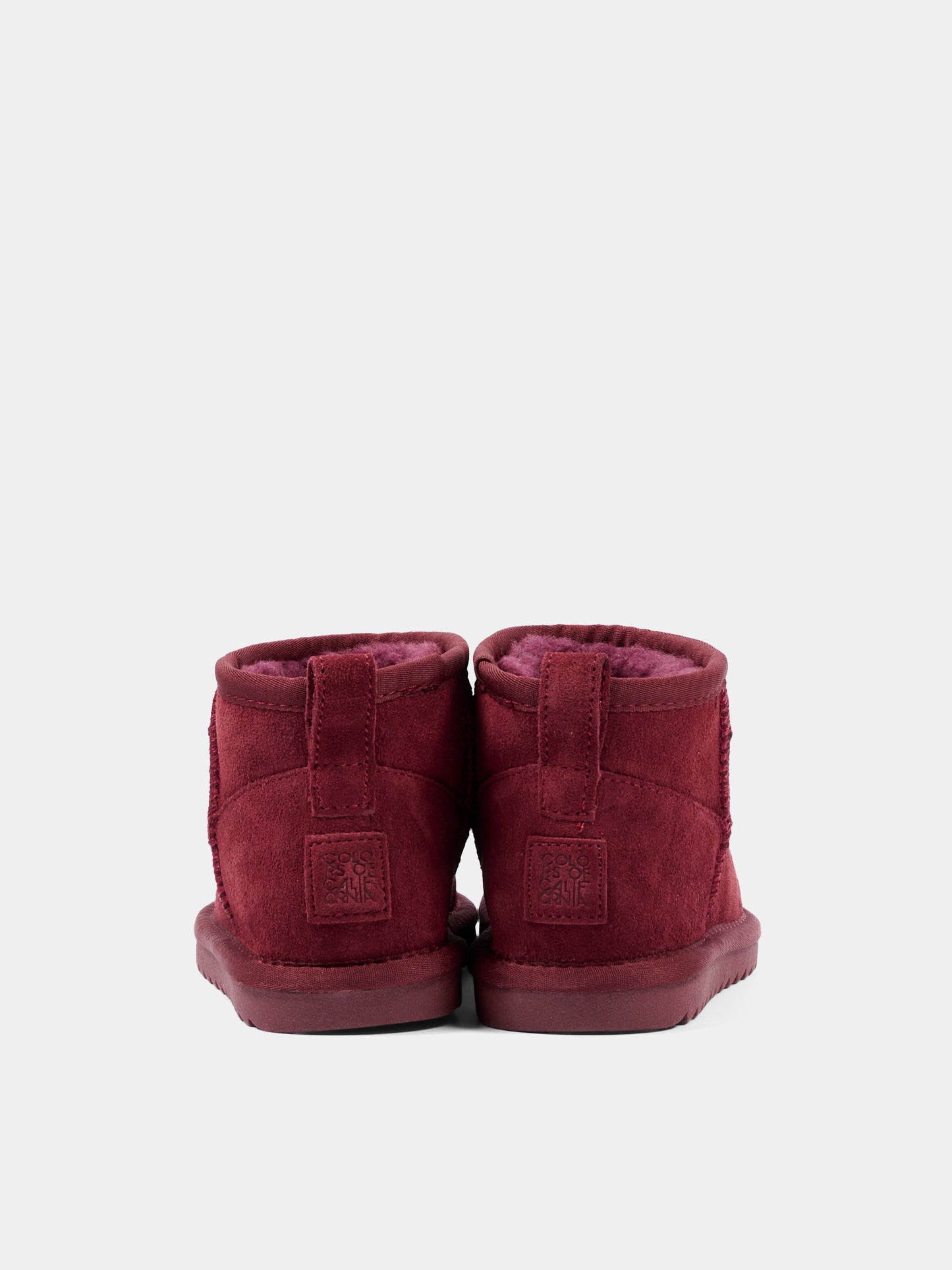 Stivaletti bordeaux per bambina,Colors Of California,HC YK078 BER