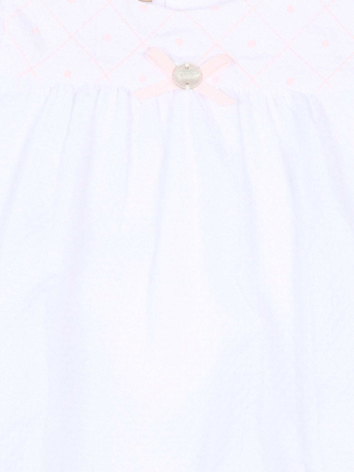 Pagliaccetto bianco per neonata,Paz Rodríguez,005 153394 01 T2070