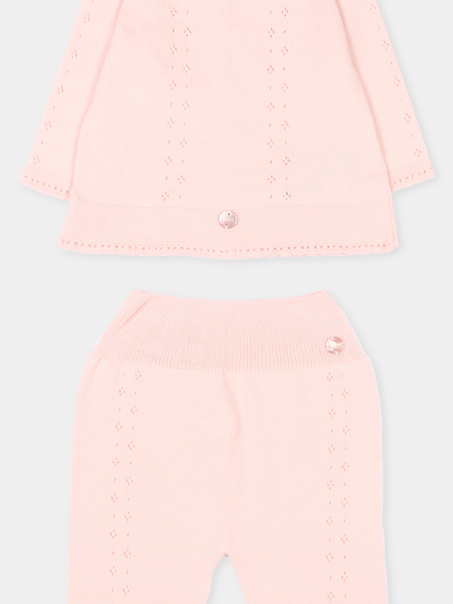 Completo nascita rosa per neonata ajour,Paz Rodríguez,103 123680 322 H82