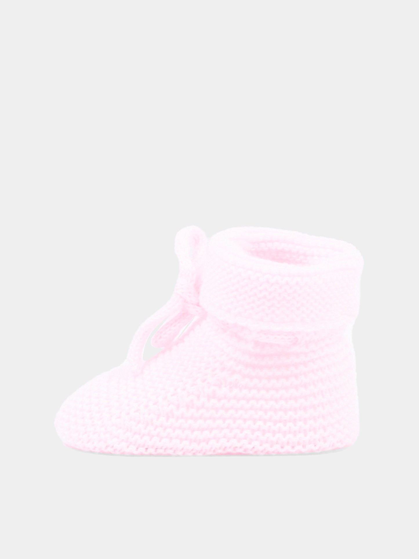 Babbucce rosa tricot per neonata,Paz Rodríguez,018 123686 322 H82