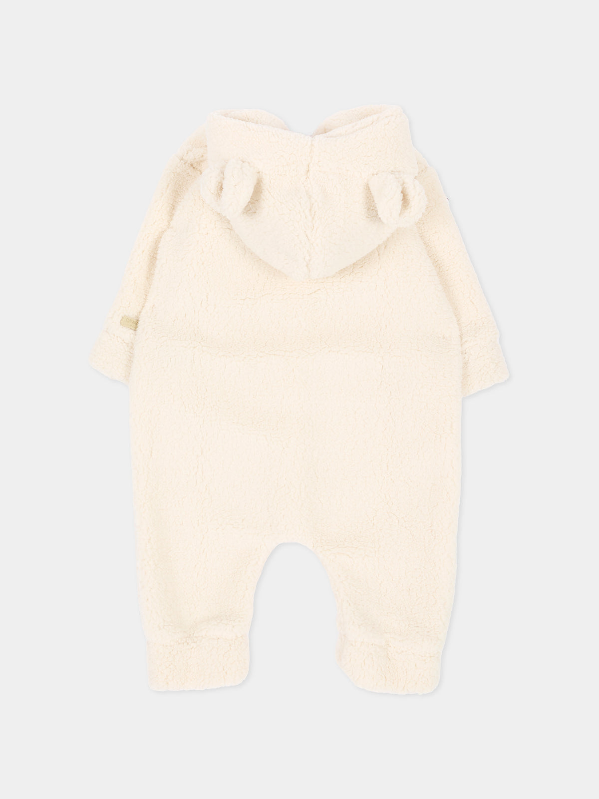 Completo avorio per neonati con cappuccio e orecchie,Bamboom,1262TE00084 WARM WHITE