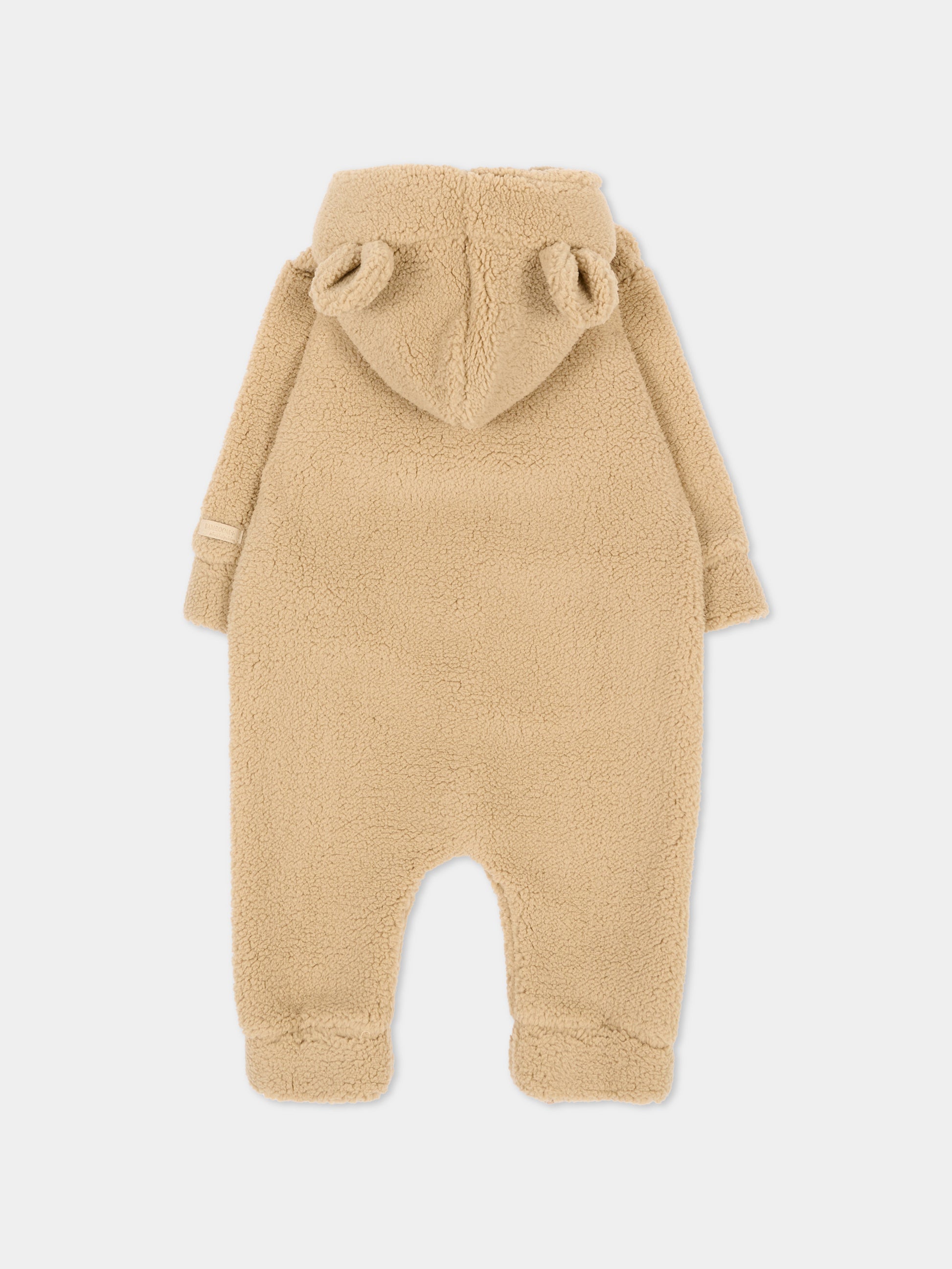 Completo beige per neonati con cappuccio e orecchie,Bamboom,1262TE00084 TEDDY SAFARI