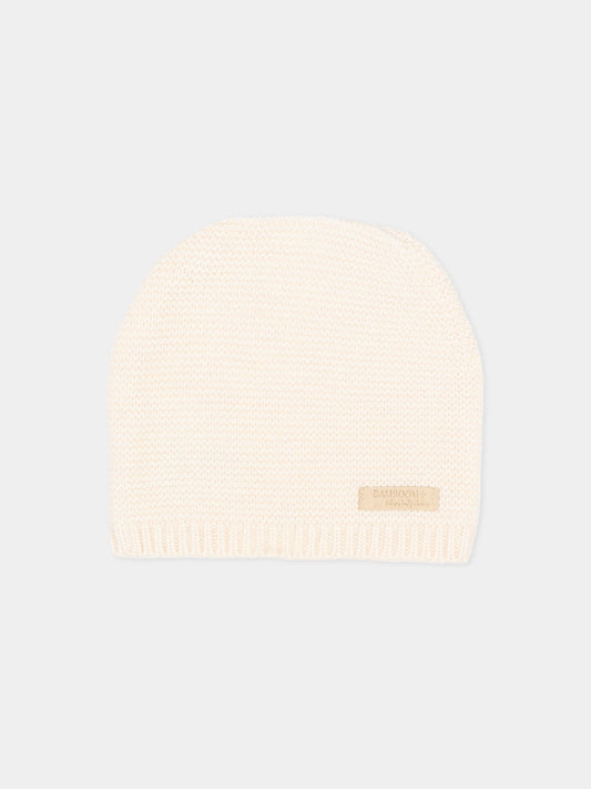 Cappello avorio per neonato,Bamboom,1269 WARM WHITE