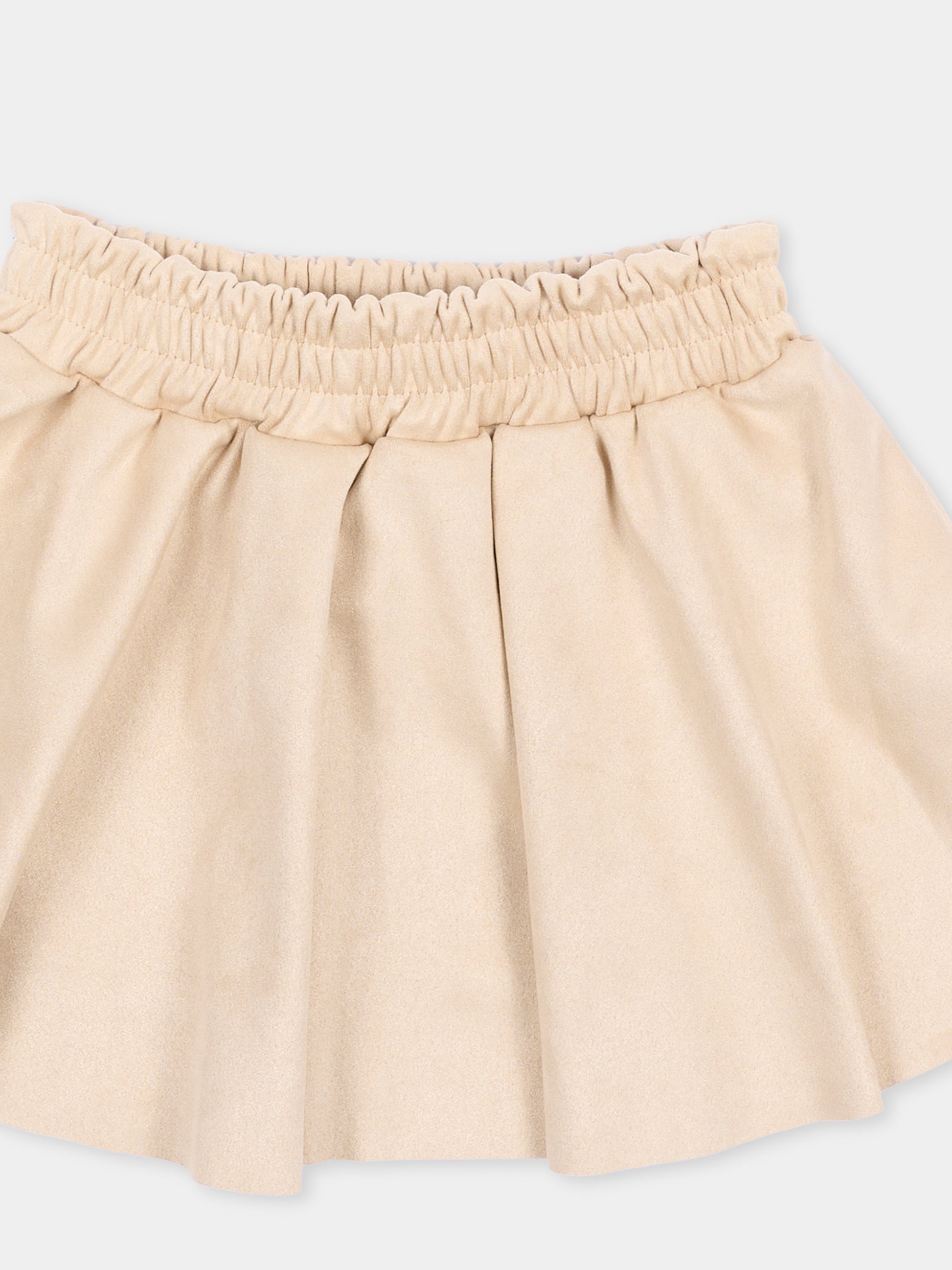 Gonna beige per neonata,Bamboom,1216TE00090 LIGHT SAND