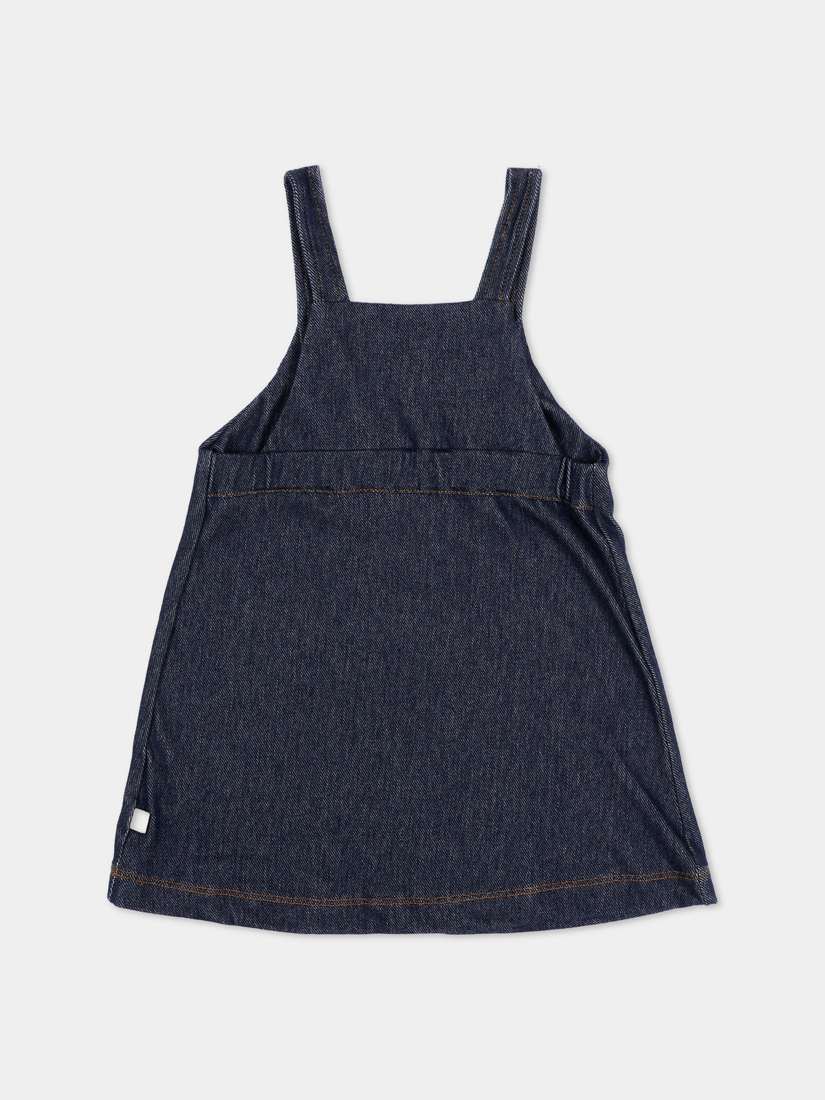 Salopette blu per neonata,Bamboom,1215TE00083 JEANS BLU