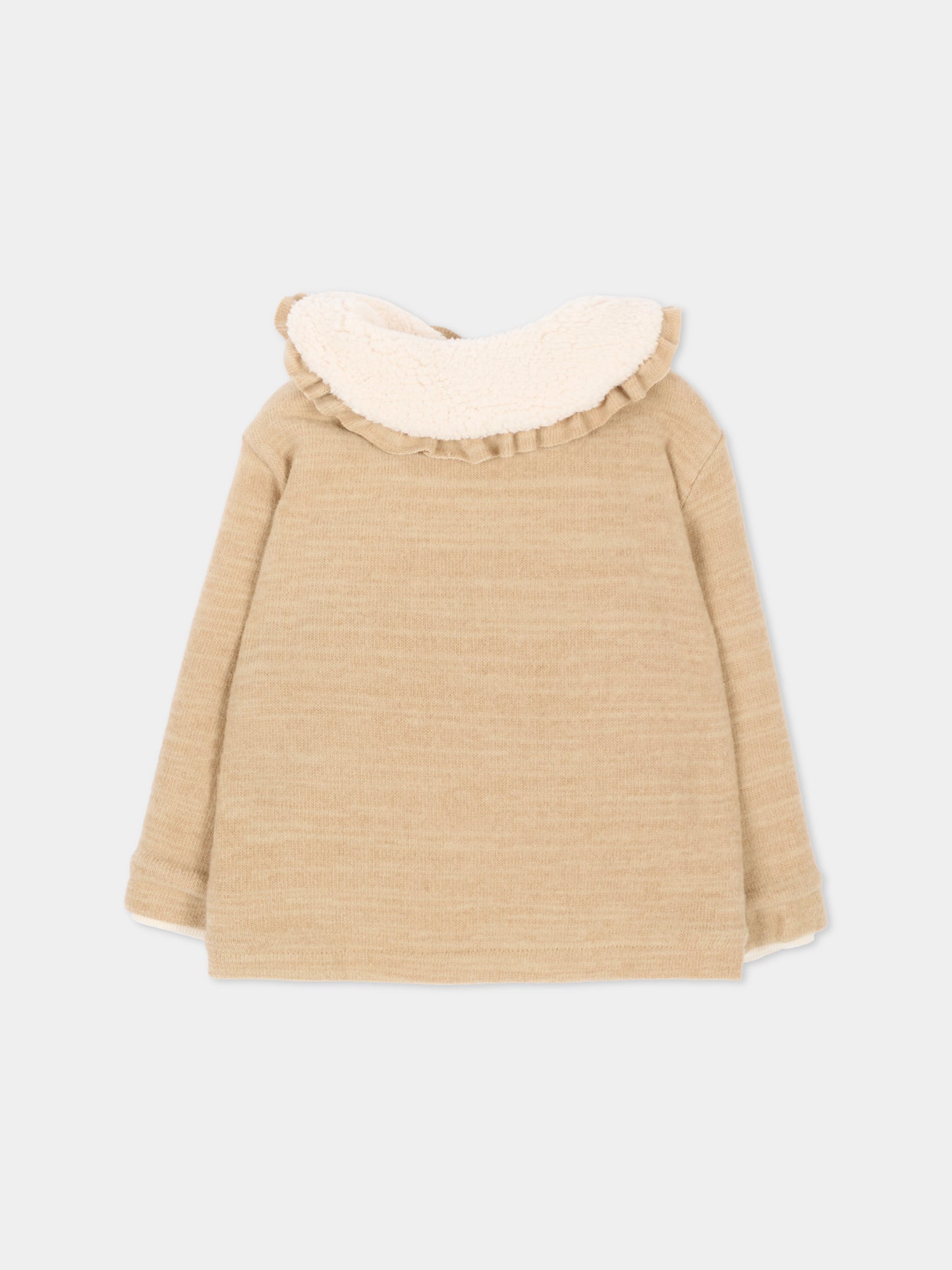 Giubbotto beige per neonata,Bamboom,1220TE00088 SAND