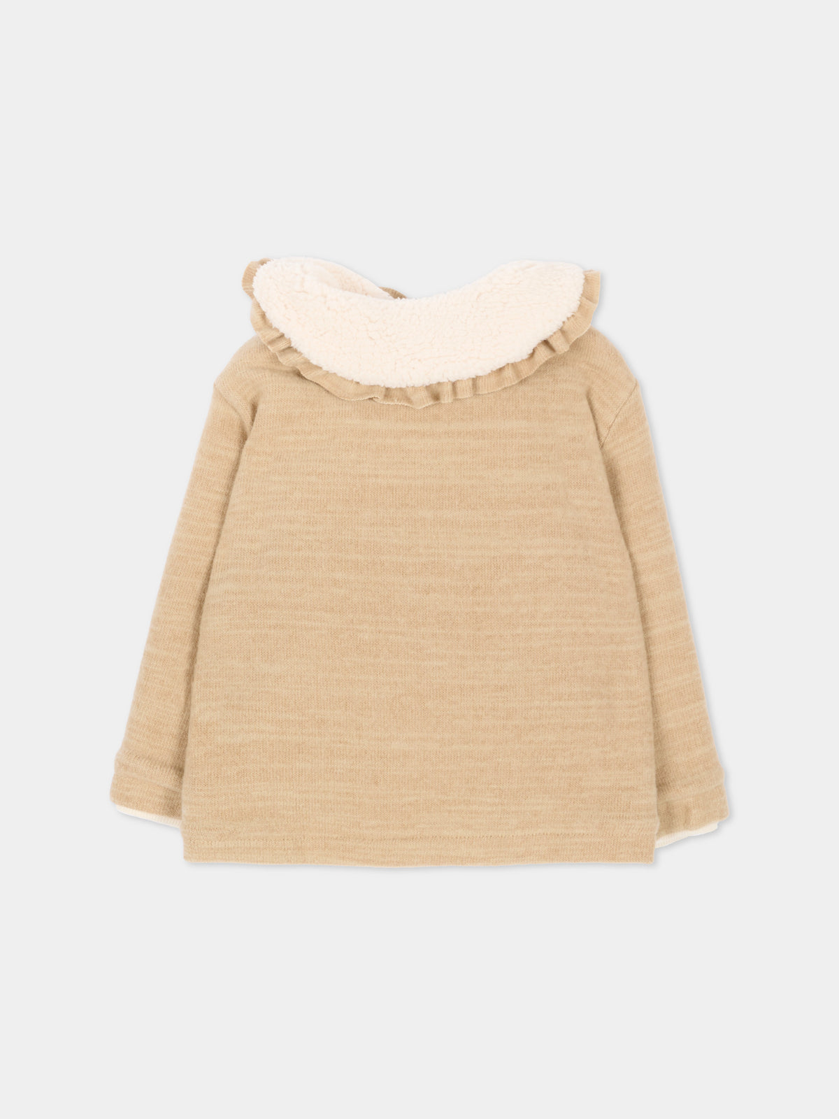 Giubbotto beige per neonata,Bamboom,1220TE00088 SAND