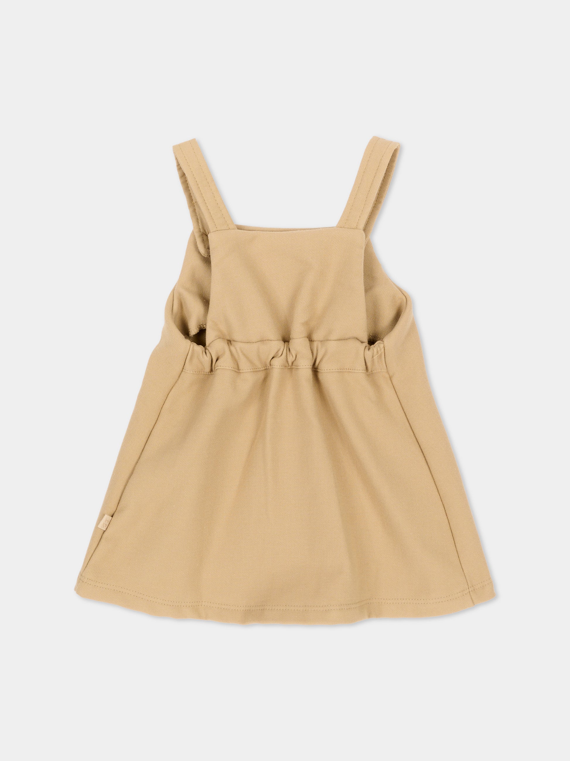 Salopette beige per neonata,Bamboom,1215TE00086 SAFARI
