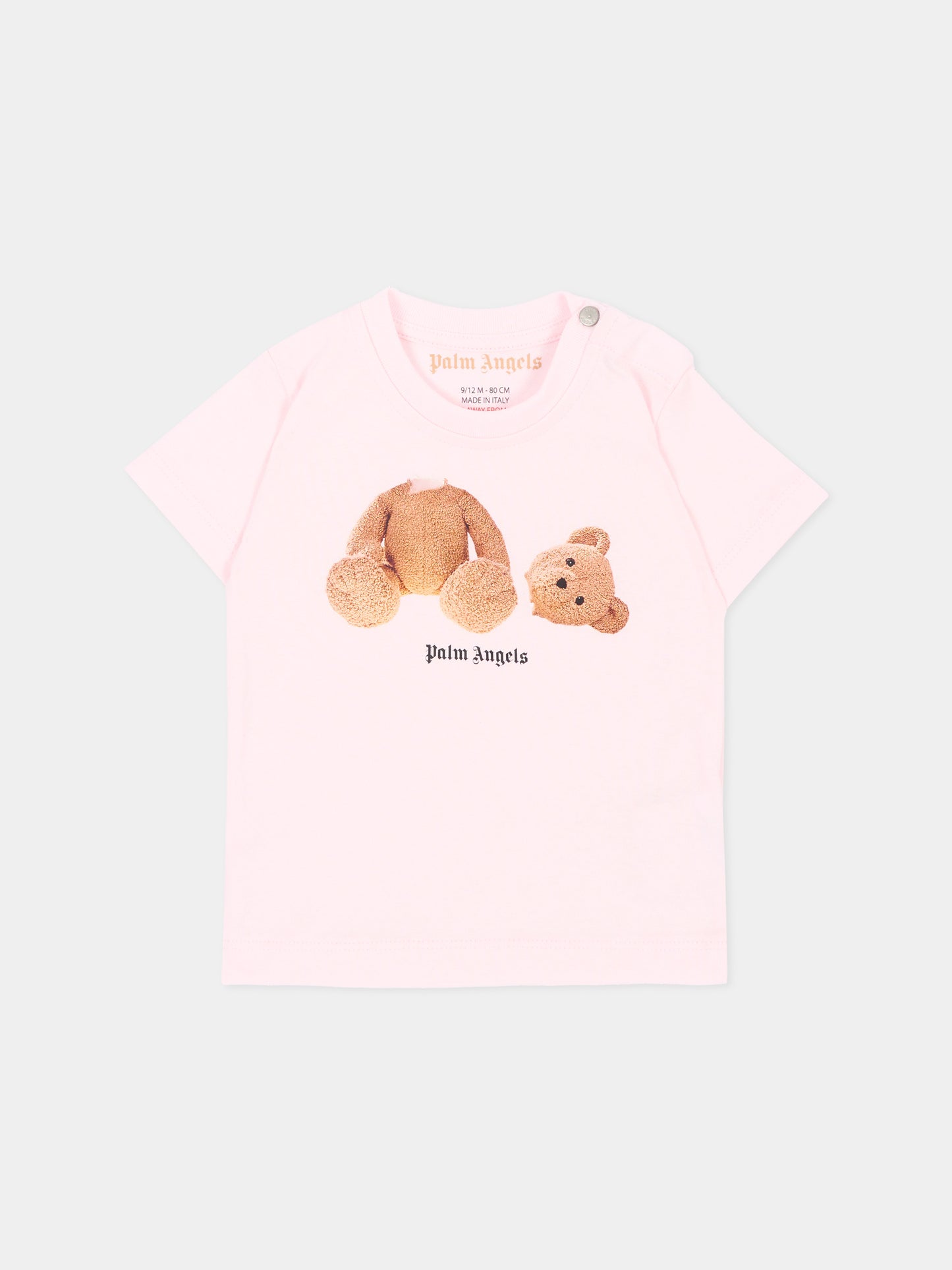 T-shirt multicolor per neonata teddy bear,Palm Angels,F6PANGTH190 INT19