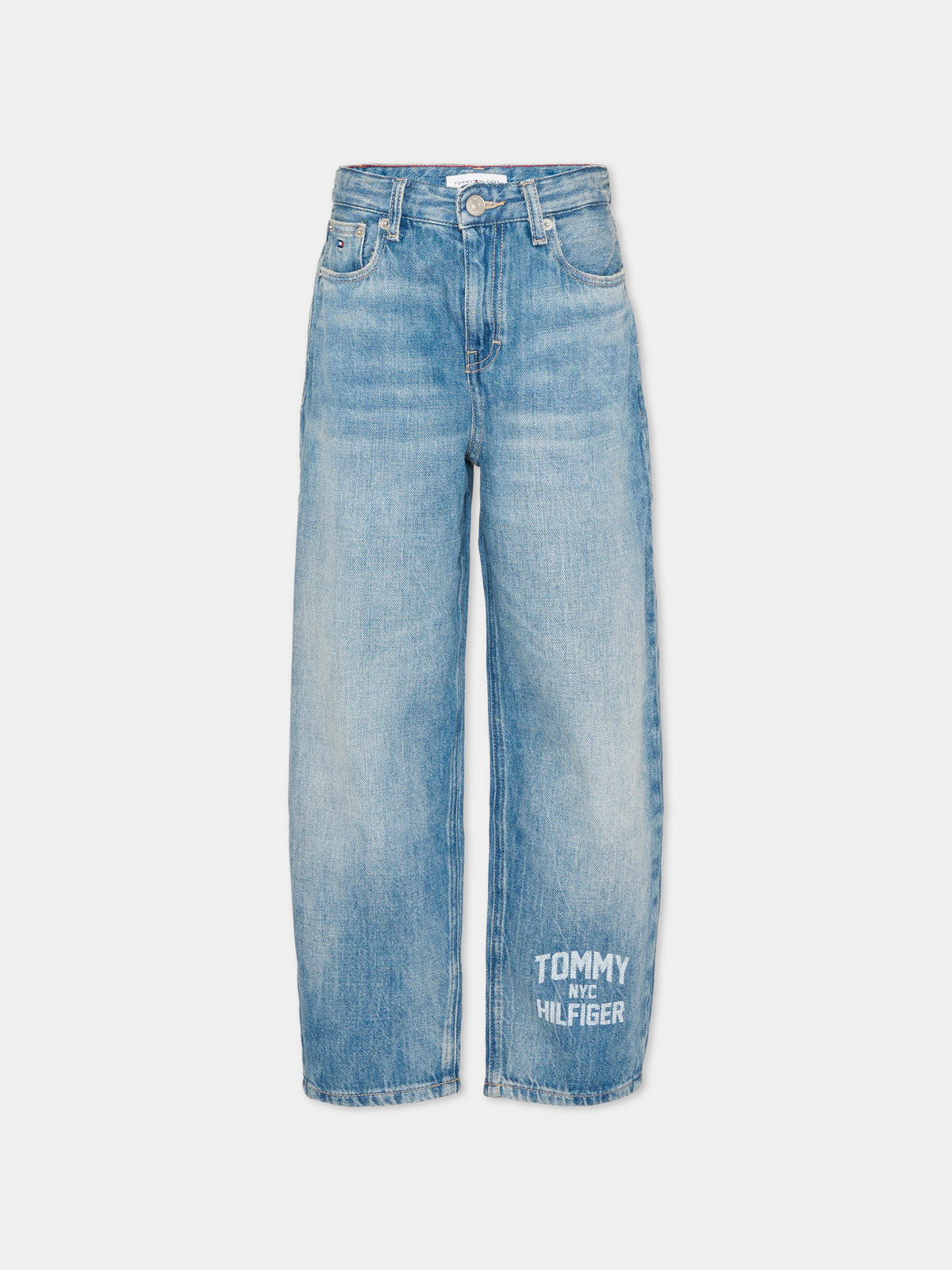 Jeans denim per bambini con logo,Tommy Hilfiger Junior,KB0KB10682 1AA