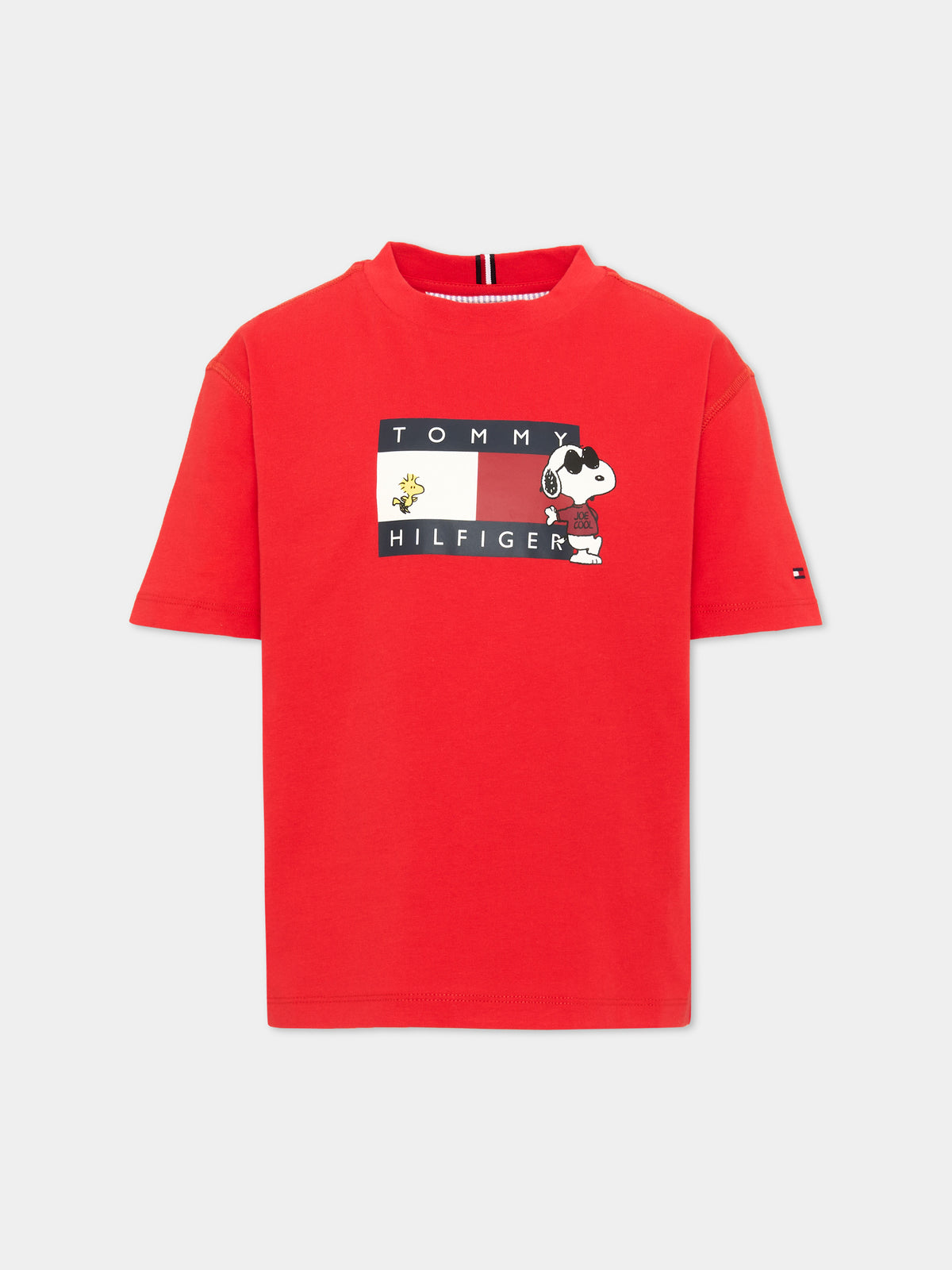 T-Shirt a manica corta rossa per bambini,Tommy Hilfiger Junior,KS0KS00766 XL7