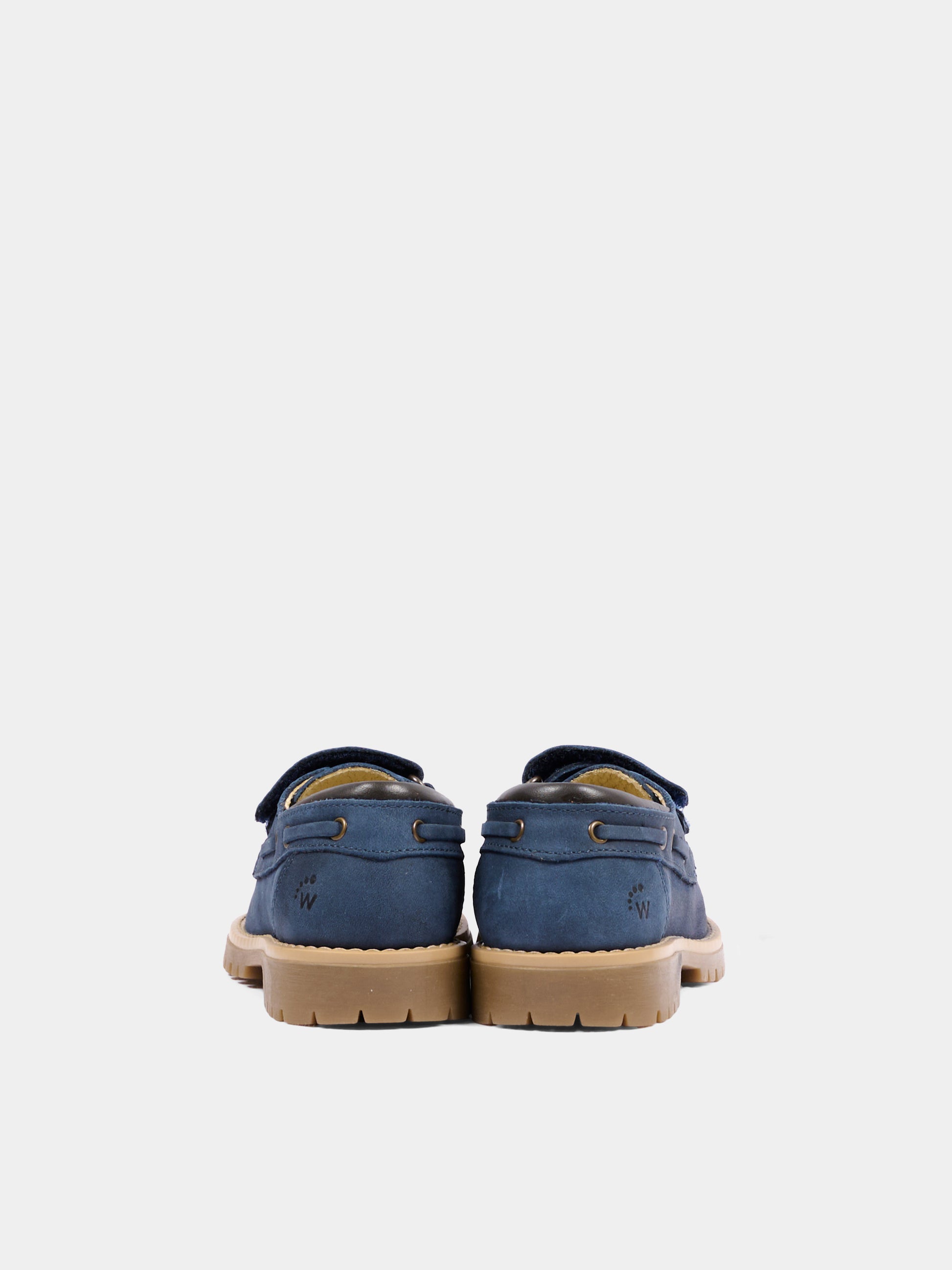 Mocassini blu per bambino con velcro,Walkey,Y1B4 44308 1251800