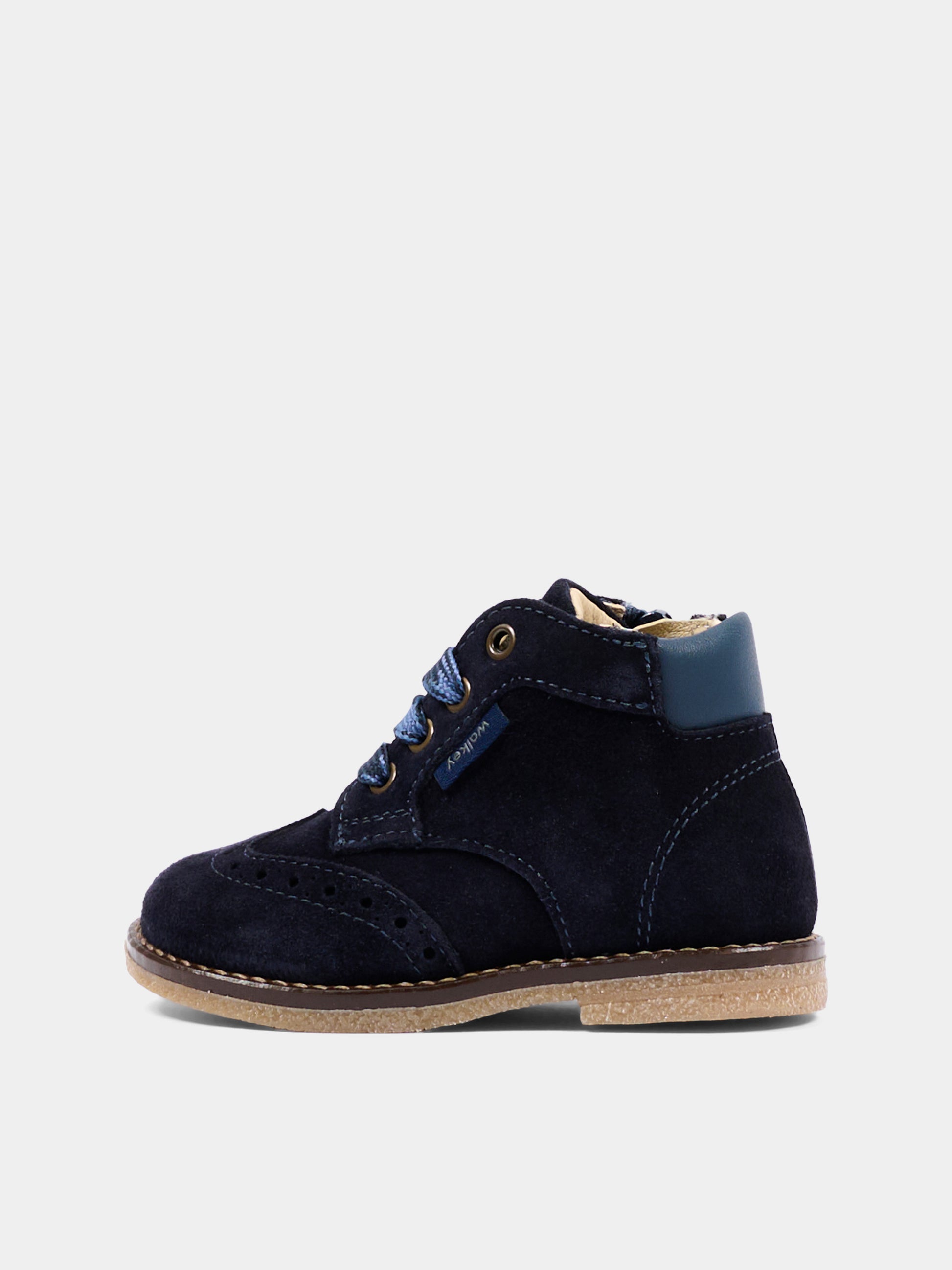Scarpe stringate blu per neonato,Walkey,Y1B5 44290 0071800