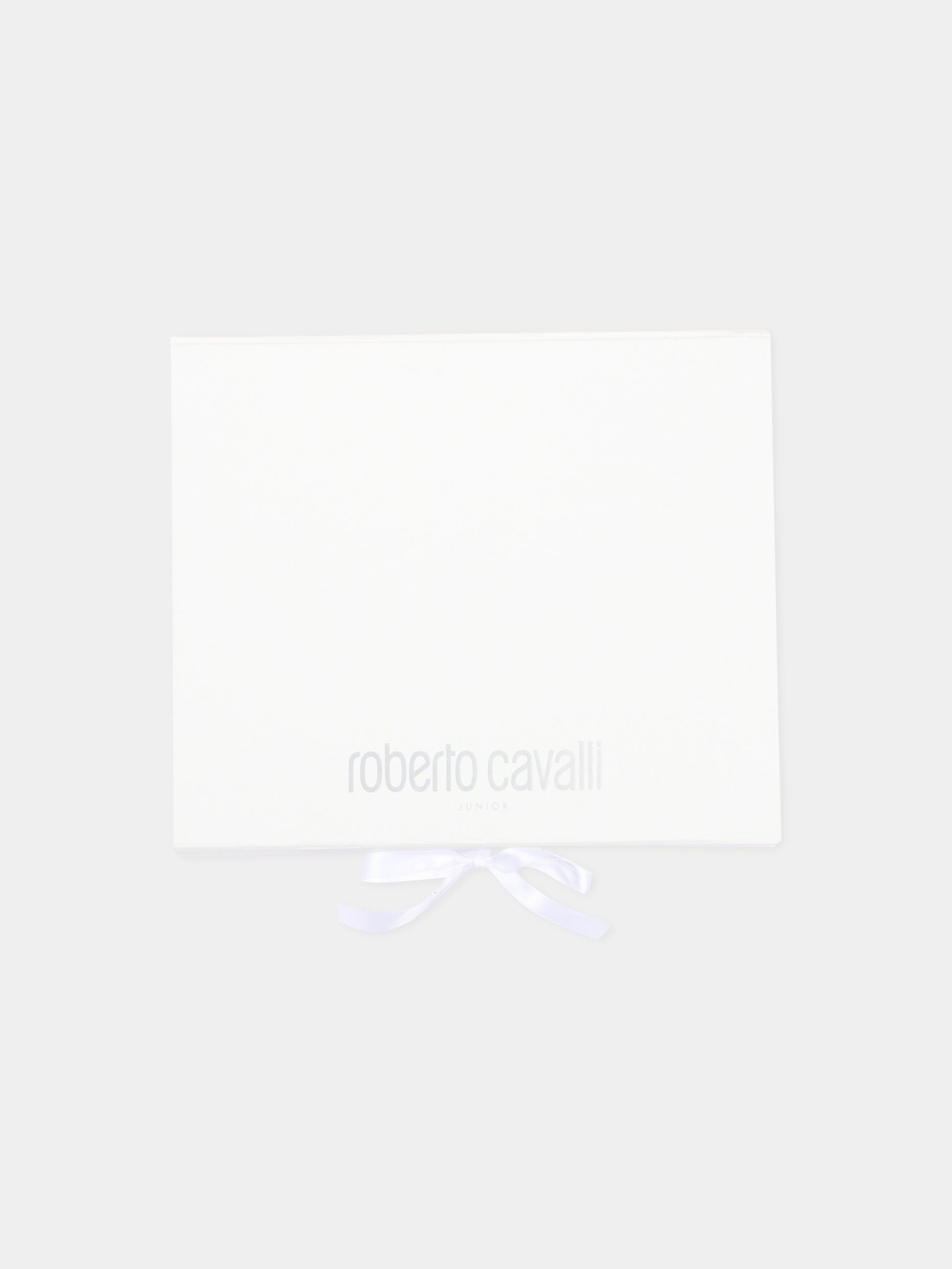Set tutina rosa per neonata con logo,Roberto Cavalli Kids,CLA26051TU PINK_H/ACC