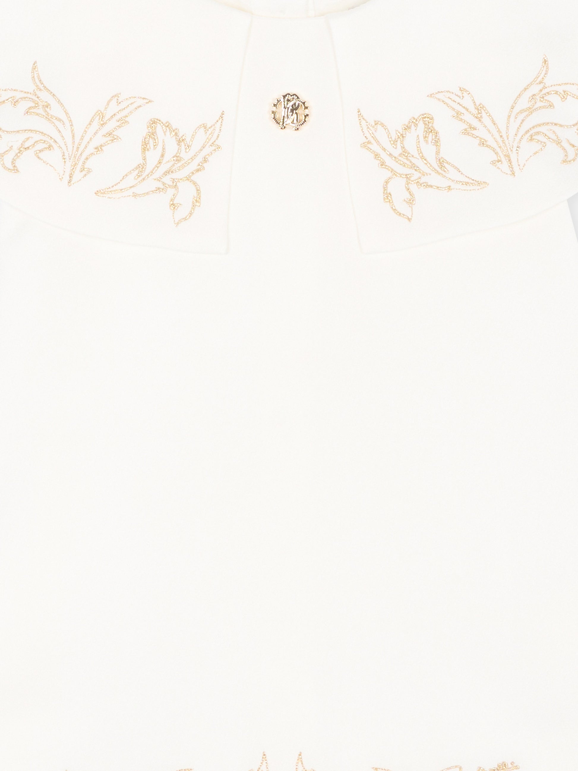 Abito elegante avorio per neonata,Roberto Cavalli Kids,CLA26038VE AVORIO_C.C