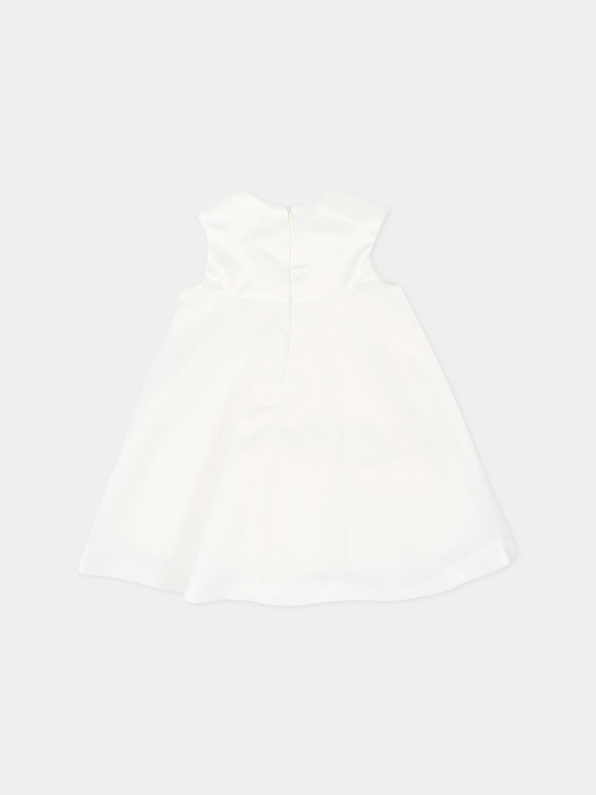 Abito elegante avorio per neonata,Roberto Cavalli Kids,CLA26054VE AVORIO_C.C