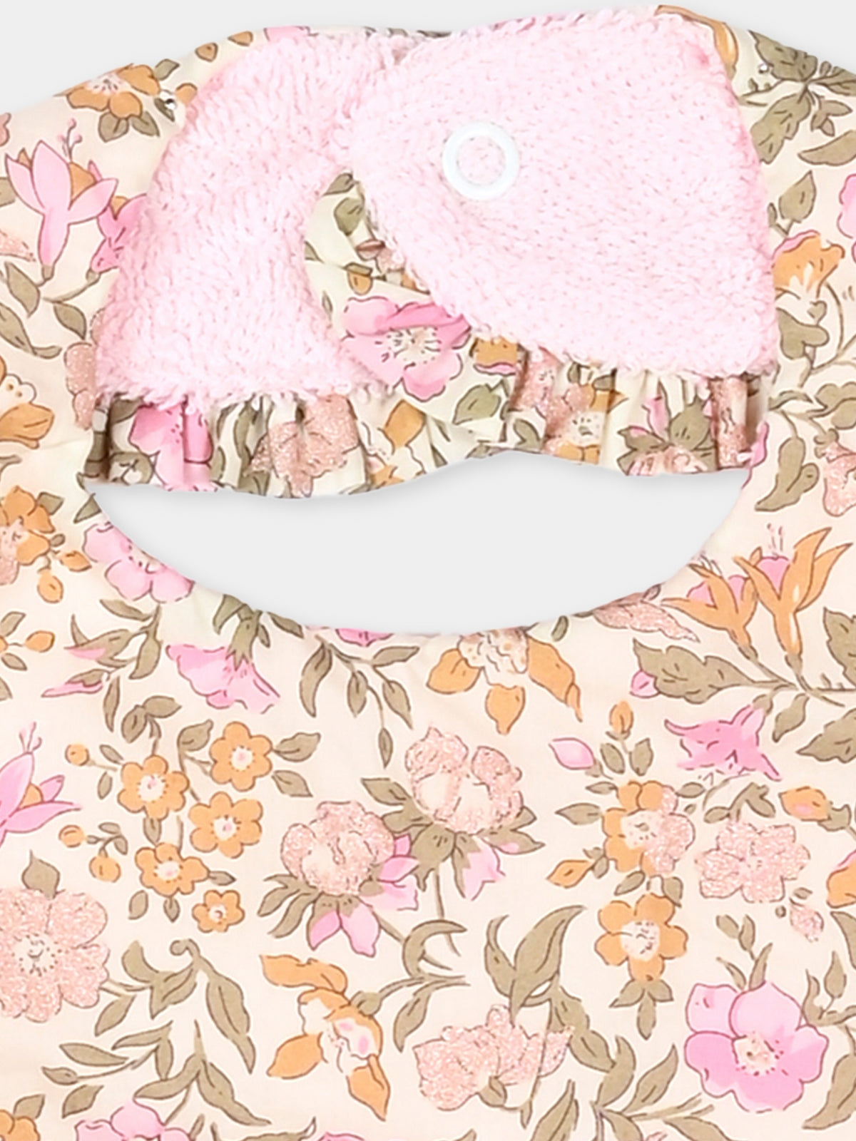 Bavaglino rosa Liberty per neonata,Pesciolino Rosso,BV FW S 261