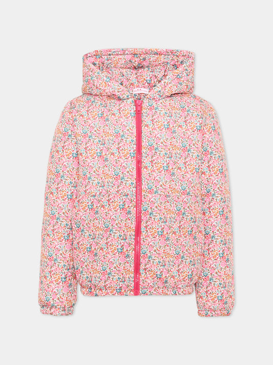 Piumino rosa Liberty per bambina,Pesciolino Rosso,PM 20 S 185