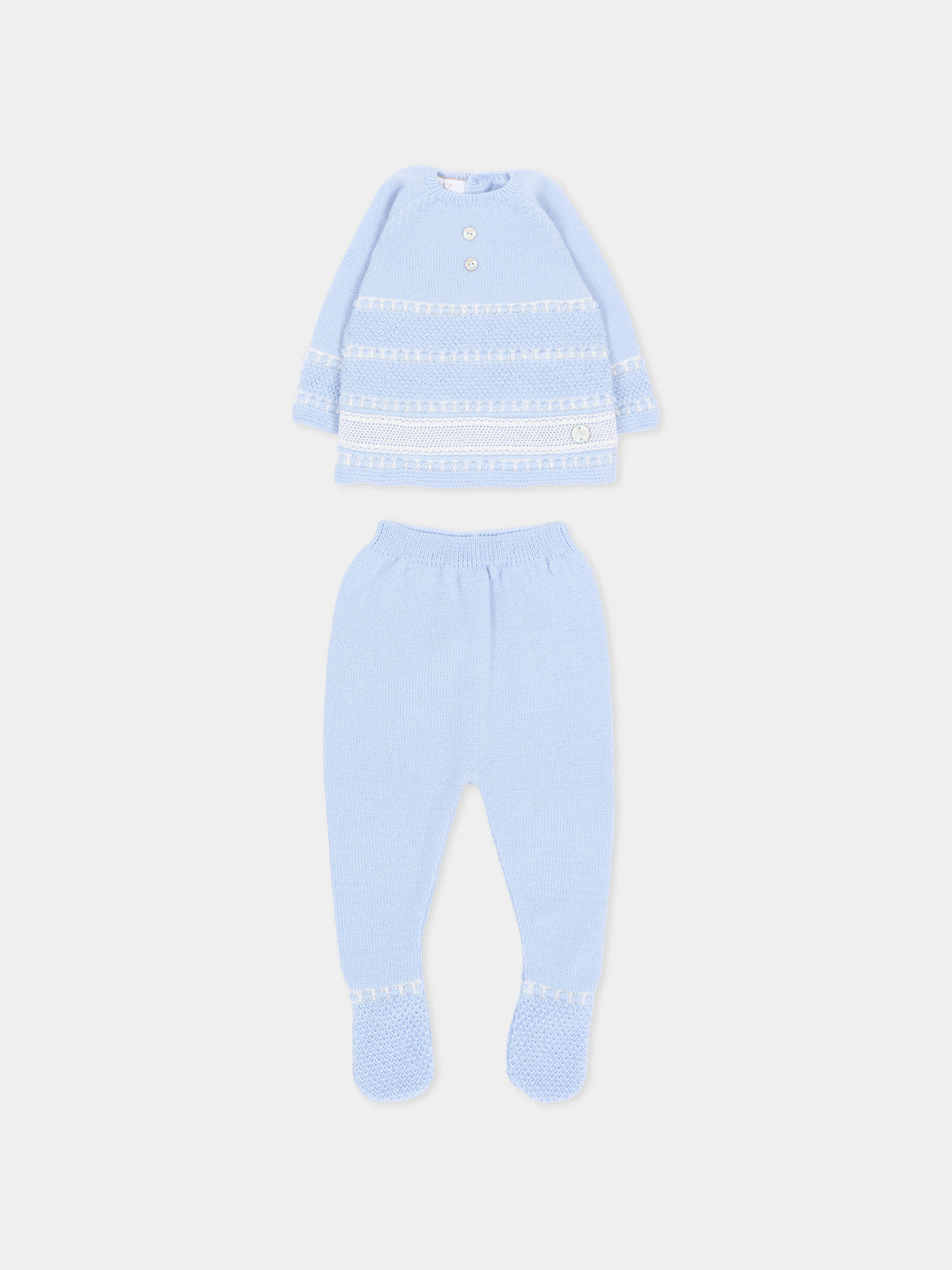 Completo nascita azzurro in maglia,Paz Rodríguez,103 113912 2060 H56