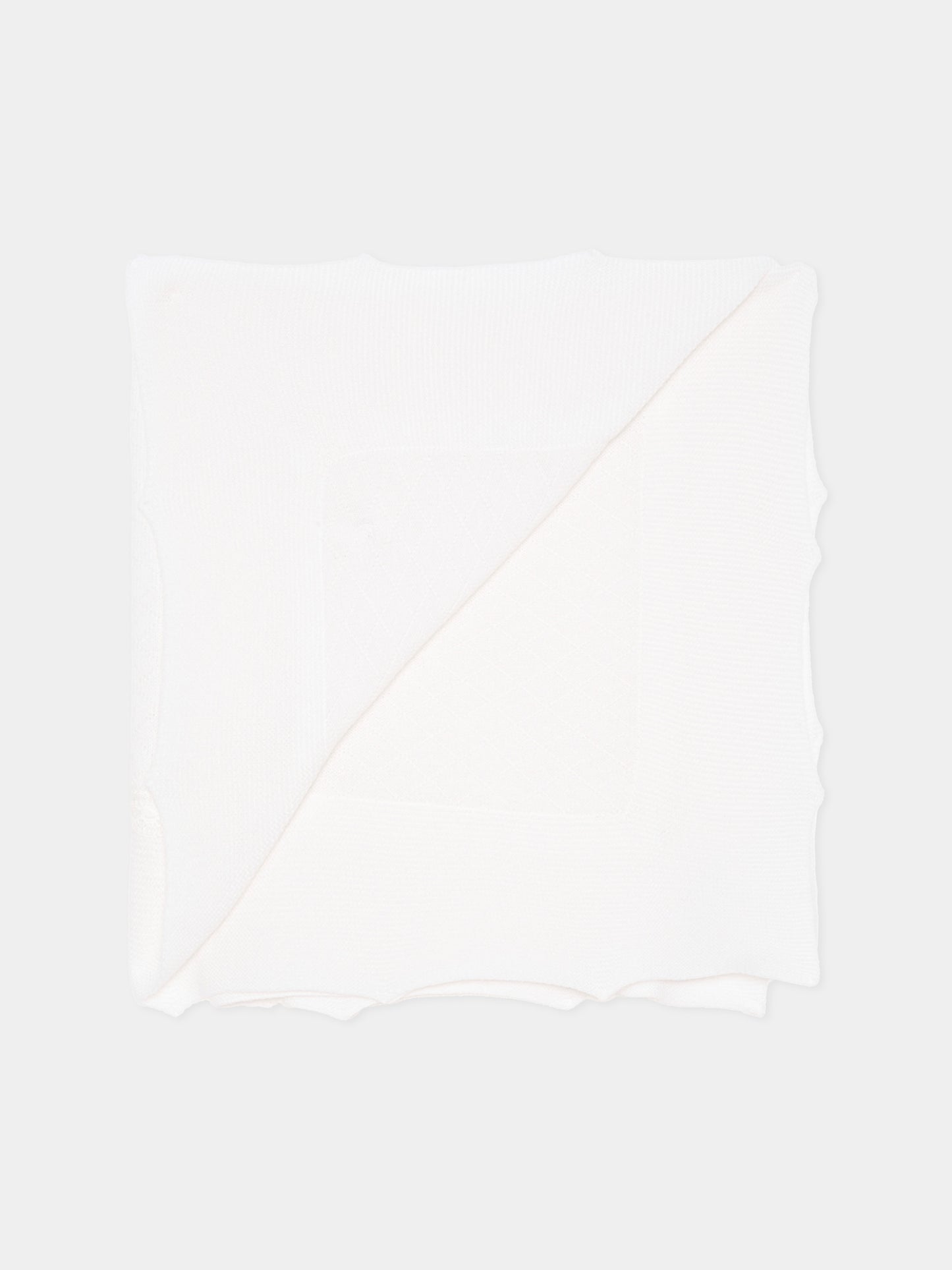 Coperta bianca per neonati smerlata,Paz Rodríguez,029 114012 6060 H56