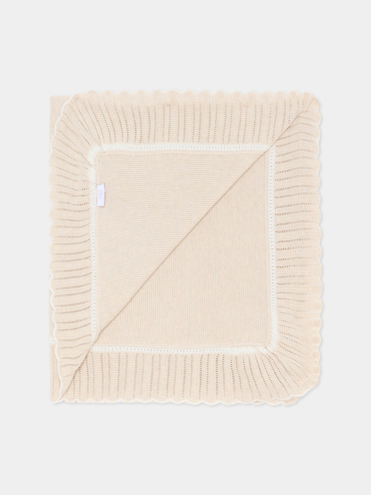 Coperta avorio per neonati in maglia,Paz Rodríguez,029 124039 7360 H94