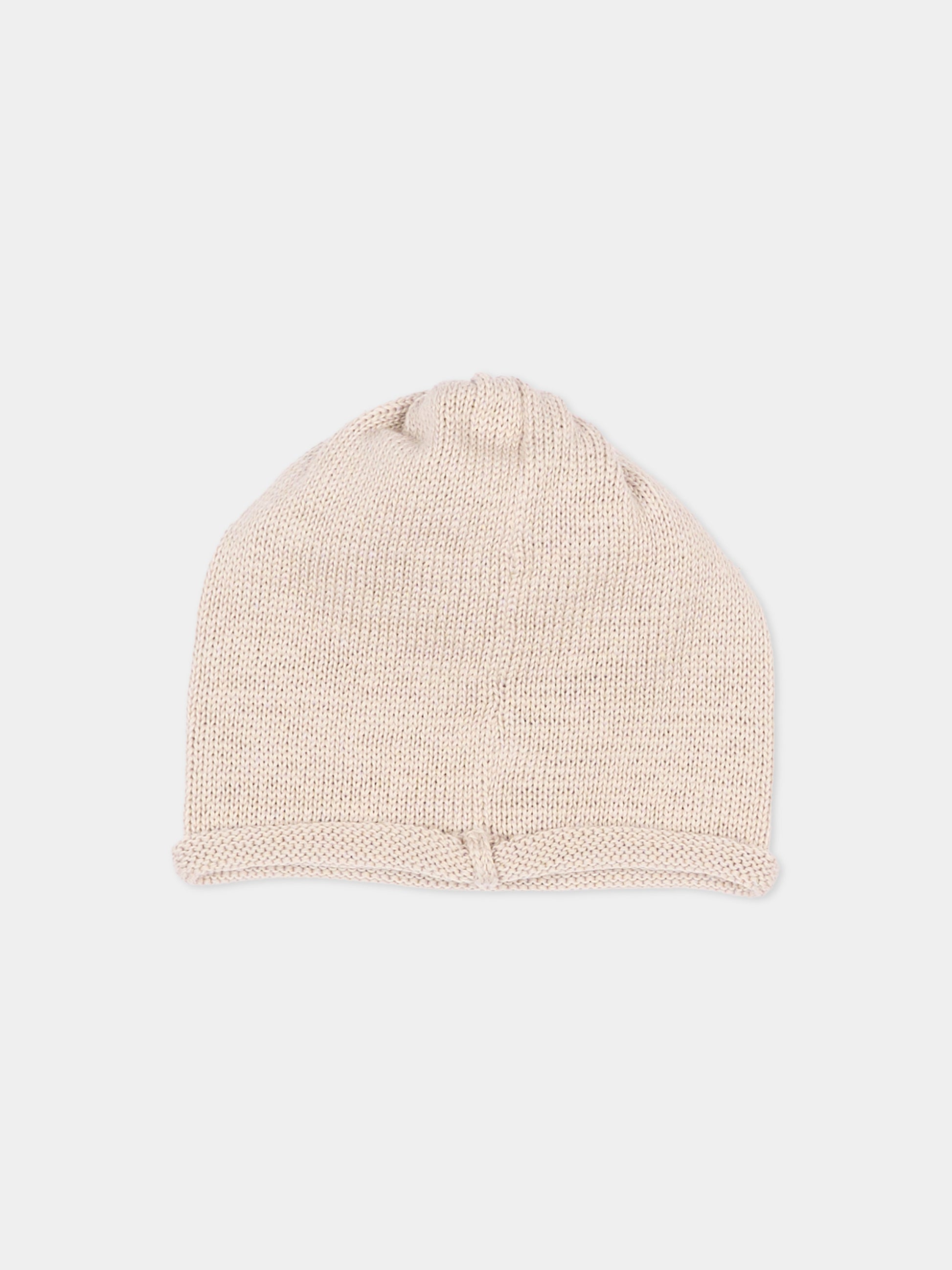 Cappellino beige per neonati,Little Bear,3019 CORDA