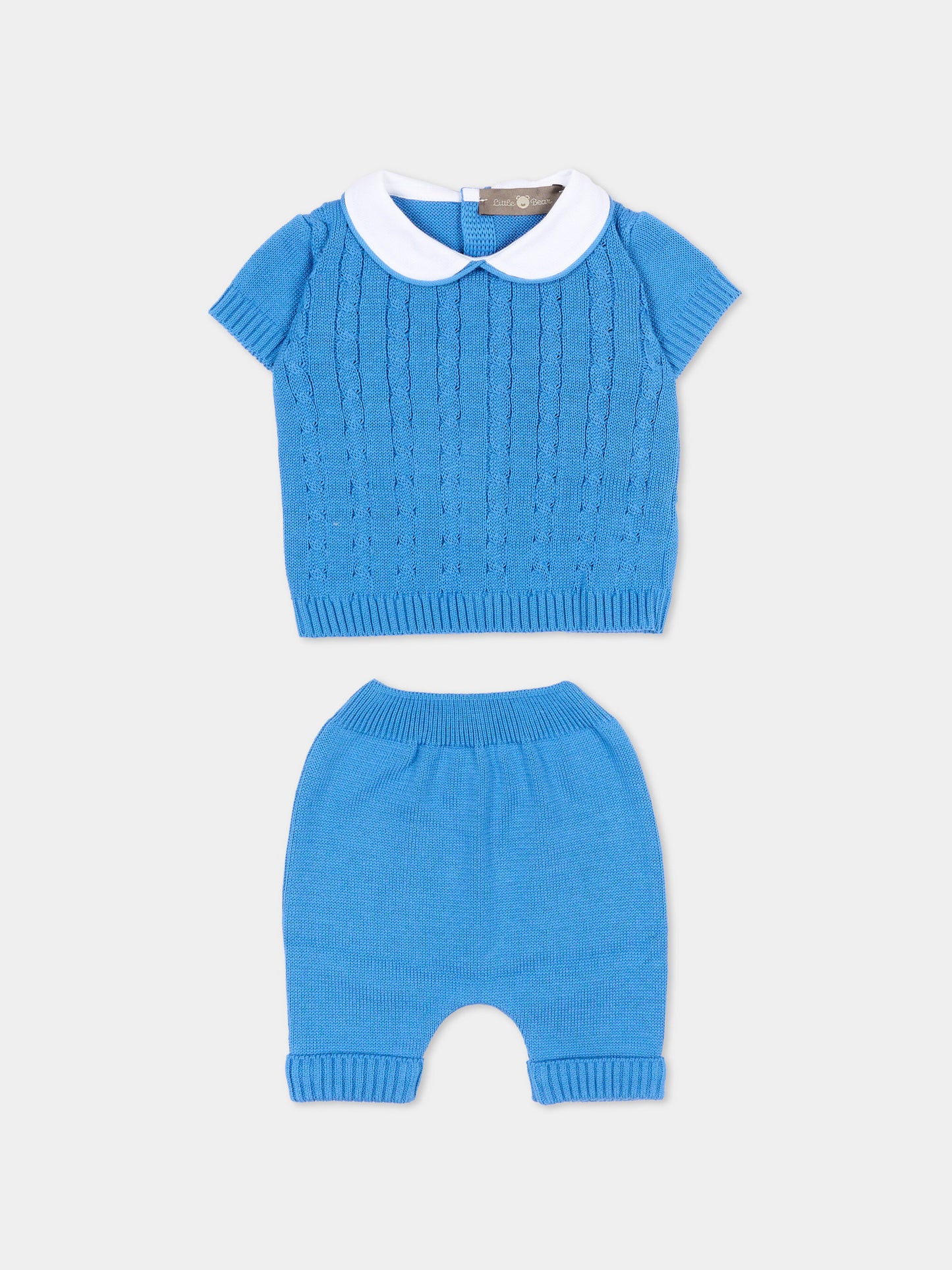 Completo nascita azzurro per neonato,Little Bear,3110 AZZURRO