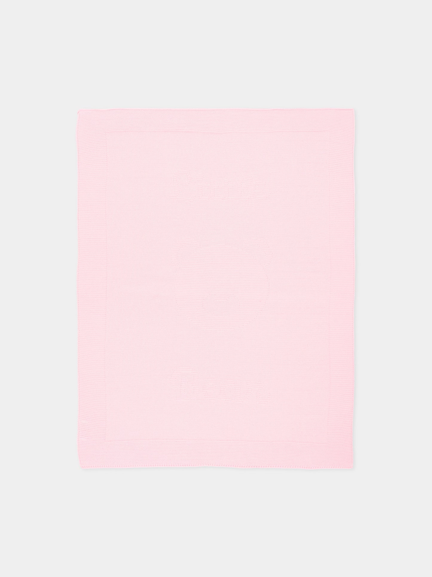 Coperta rosa per neonata con orsetto,Little Bear,3119 ROSA M