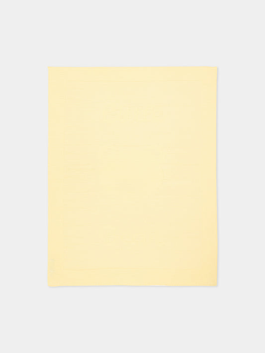 Coperta gialla per neonati con orsetto,Little Bear,3119 GIALLO