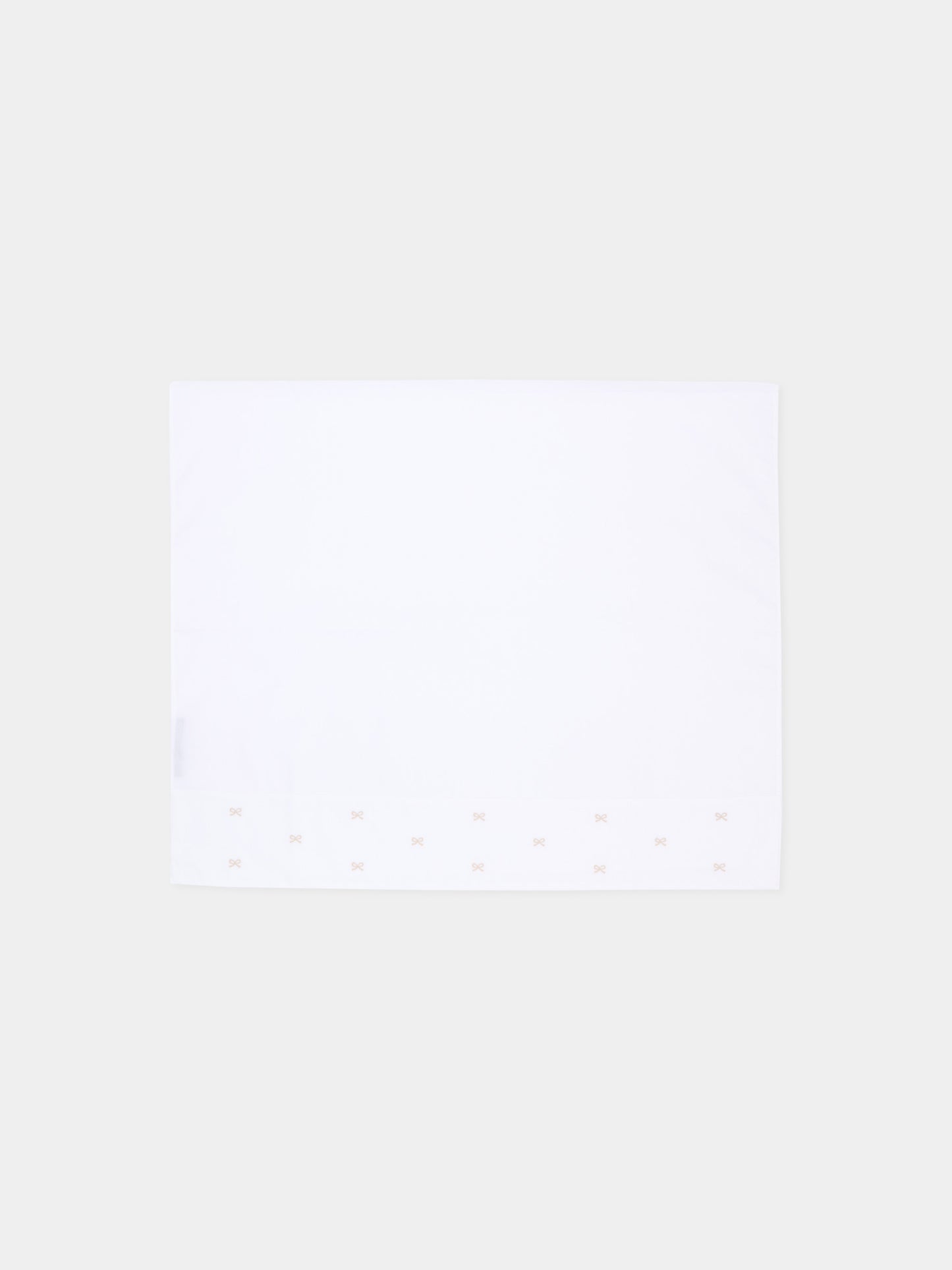 Lenzuola bianche per neonati con fiocchi,Little Bear,2041 BCO/CORDA