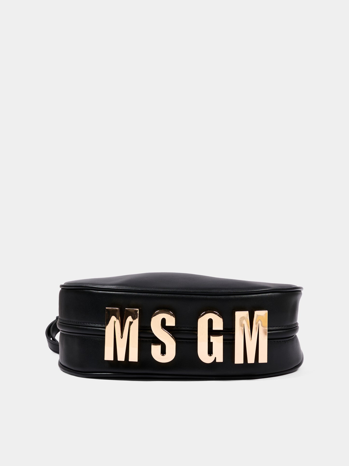 Borsa nera per bambina con logo,Msgm Kids,F6MSJGBA180 110
