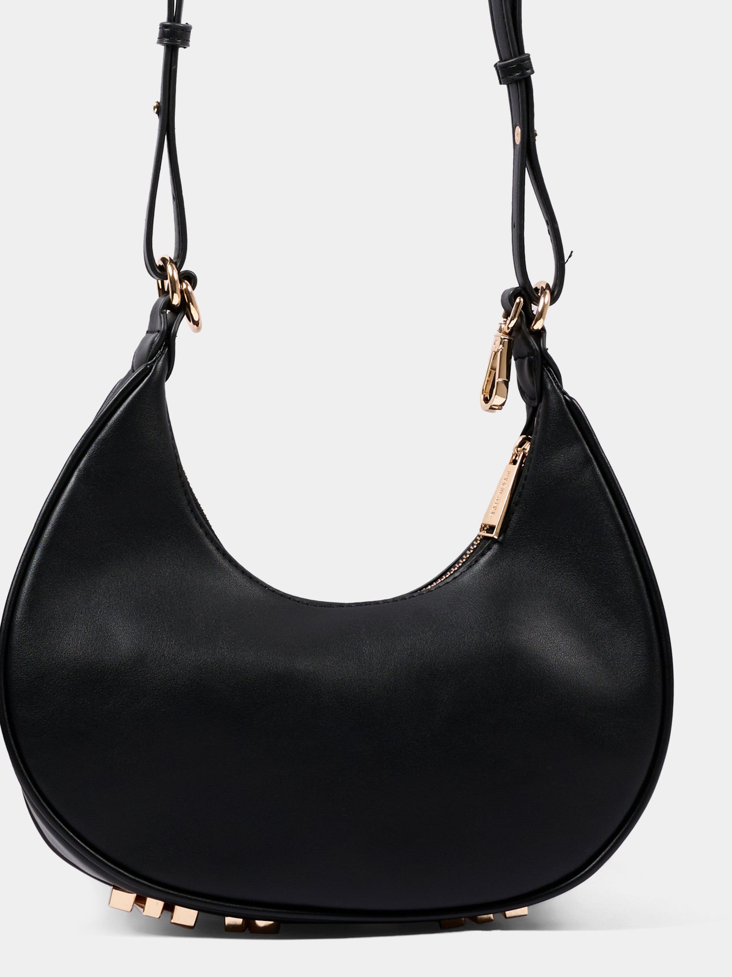 Borsa nera per bambina con logo,Msgm Kids,F6MSJGBA180 110