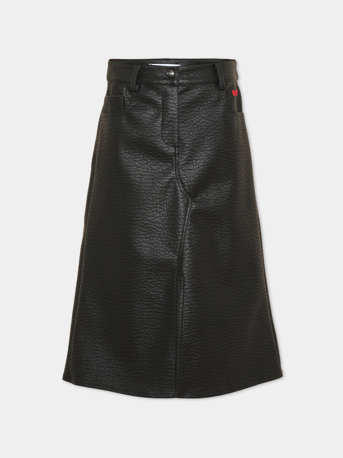 Gonna nera per bambina svasata,Msgm Kids,F6MSJGSK124 110