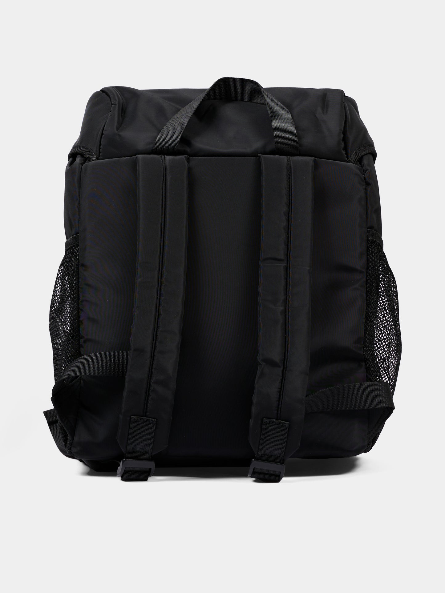 Zaino nero per bambini con logo,Msgm Kids,F6MSJUBP181 110