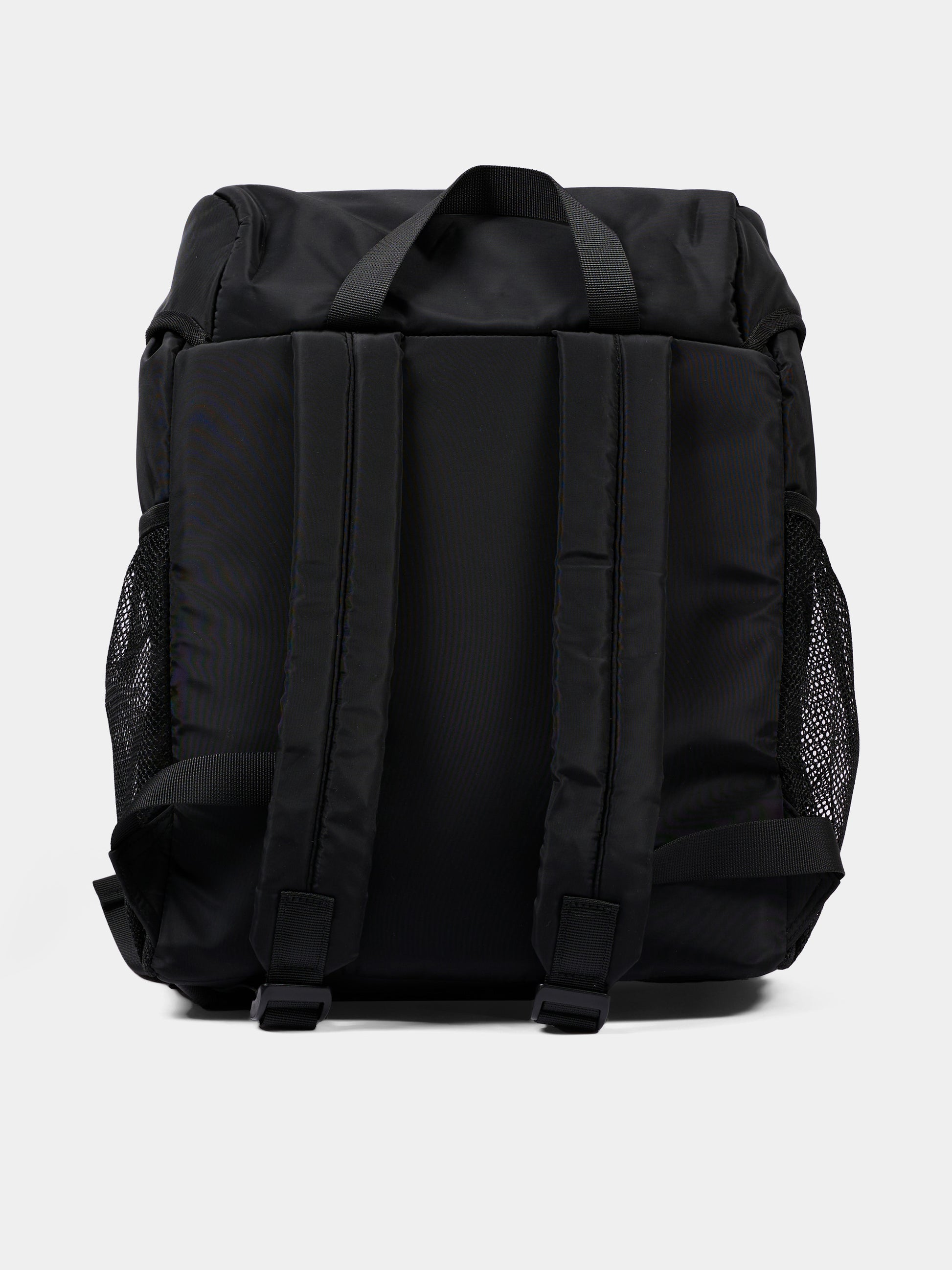 Zaino nero per bambini con logo,Msgm Kids,F6MSJUBP181 110