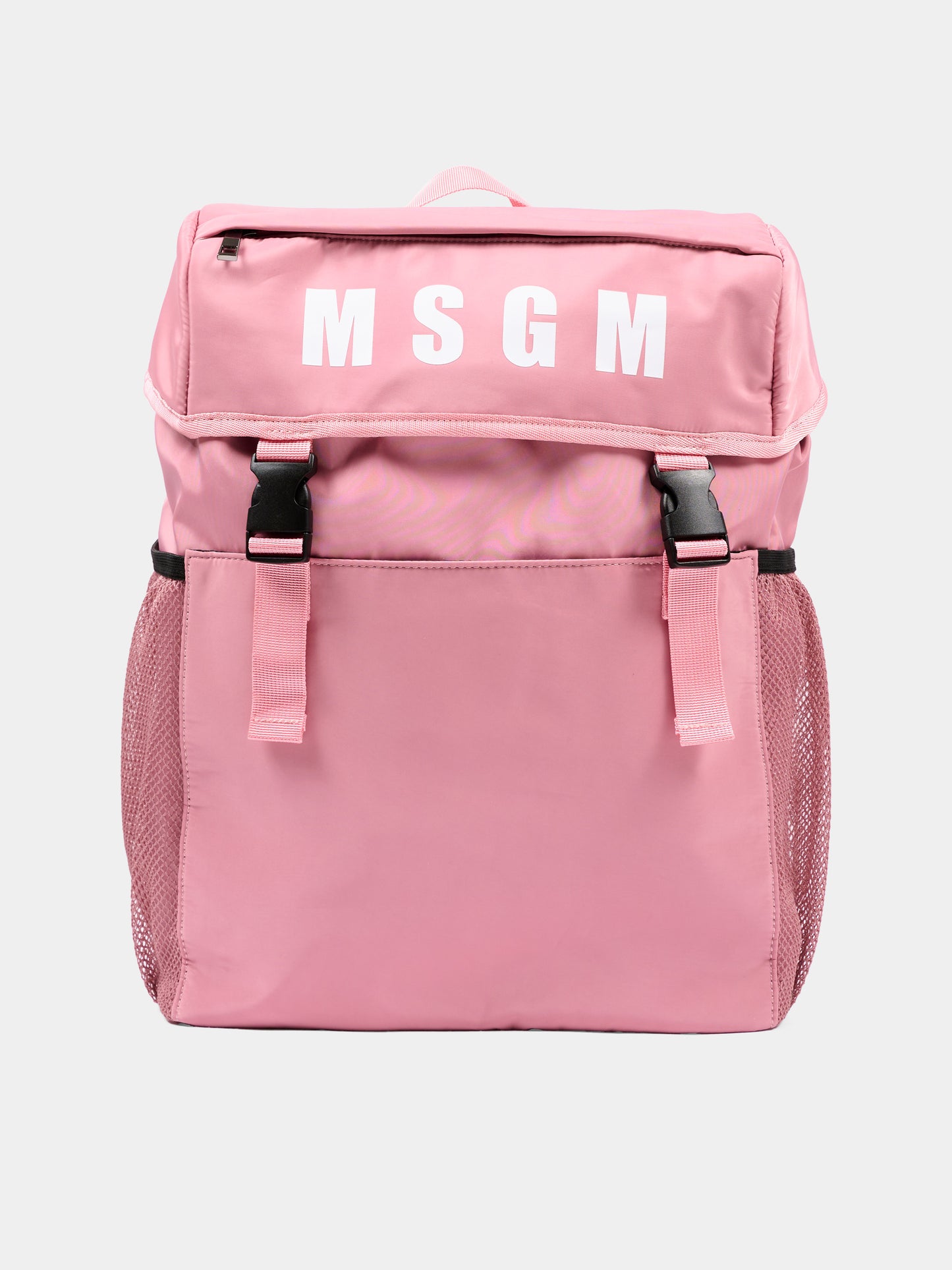 Zaino rosa per bambina con logo,Msgm Kids,F6MSJUBP181 MS090