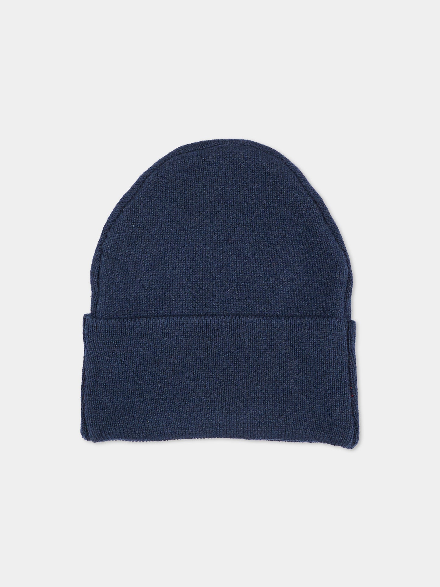Berretto blu per bambini con logo,Msgm Kids,F6MSJUHT029 MS032