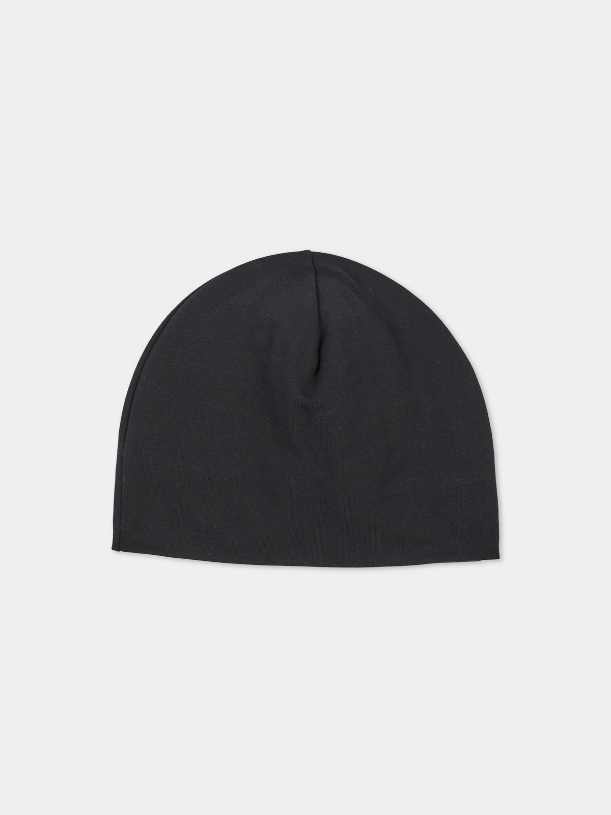Berretto nero per bambini con logo,Msgm Kids,F6MSJUHT184 110