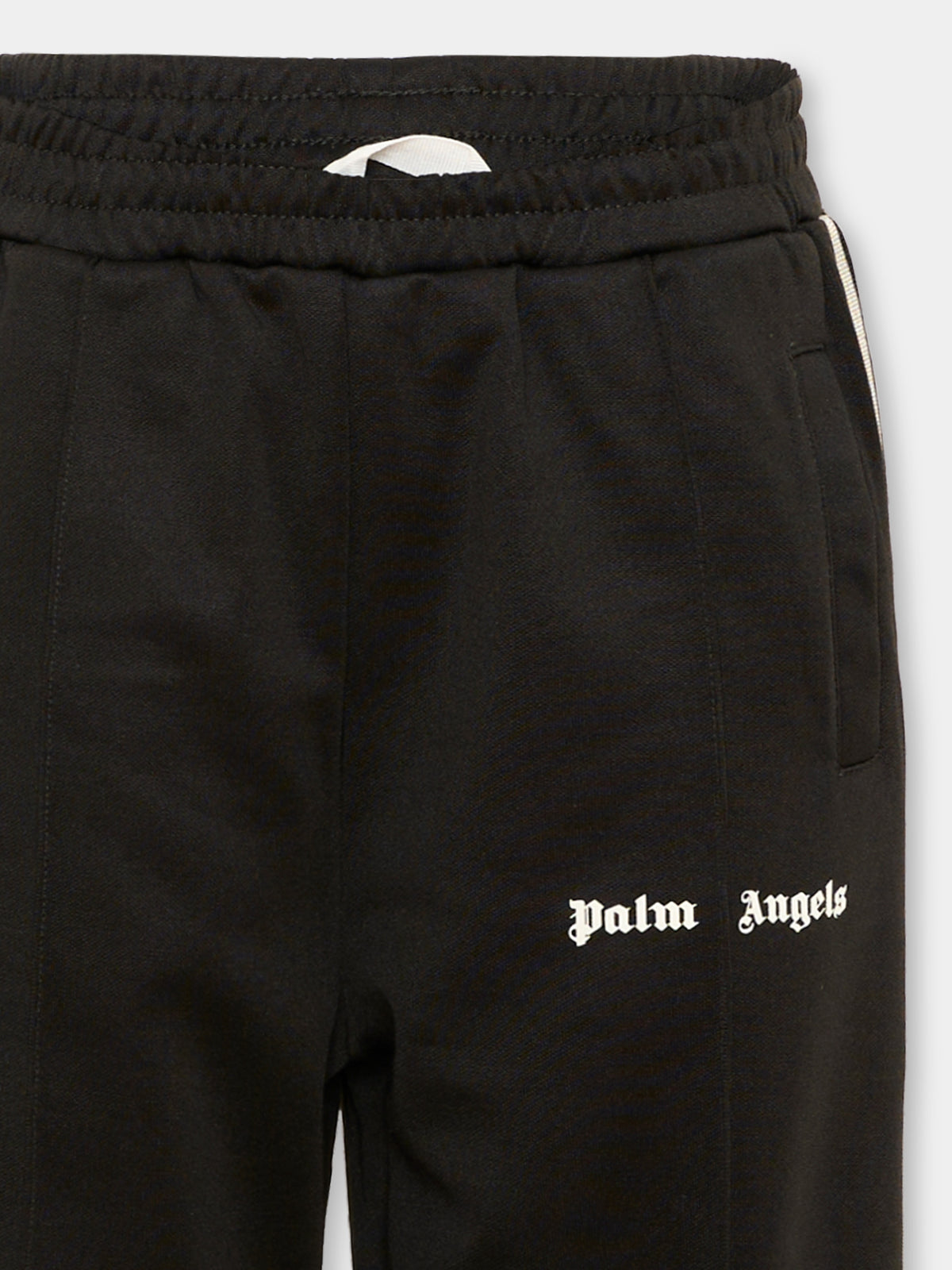 Pantalone nero per bambino con logo,Palm Angels,F6PAJBPA029 110
