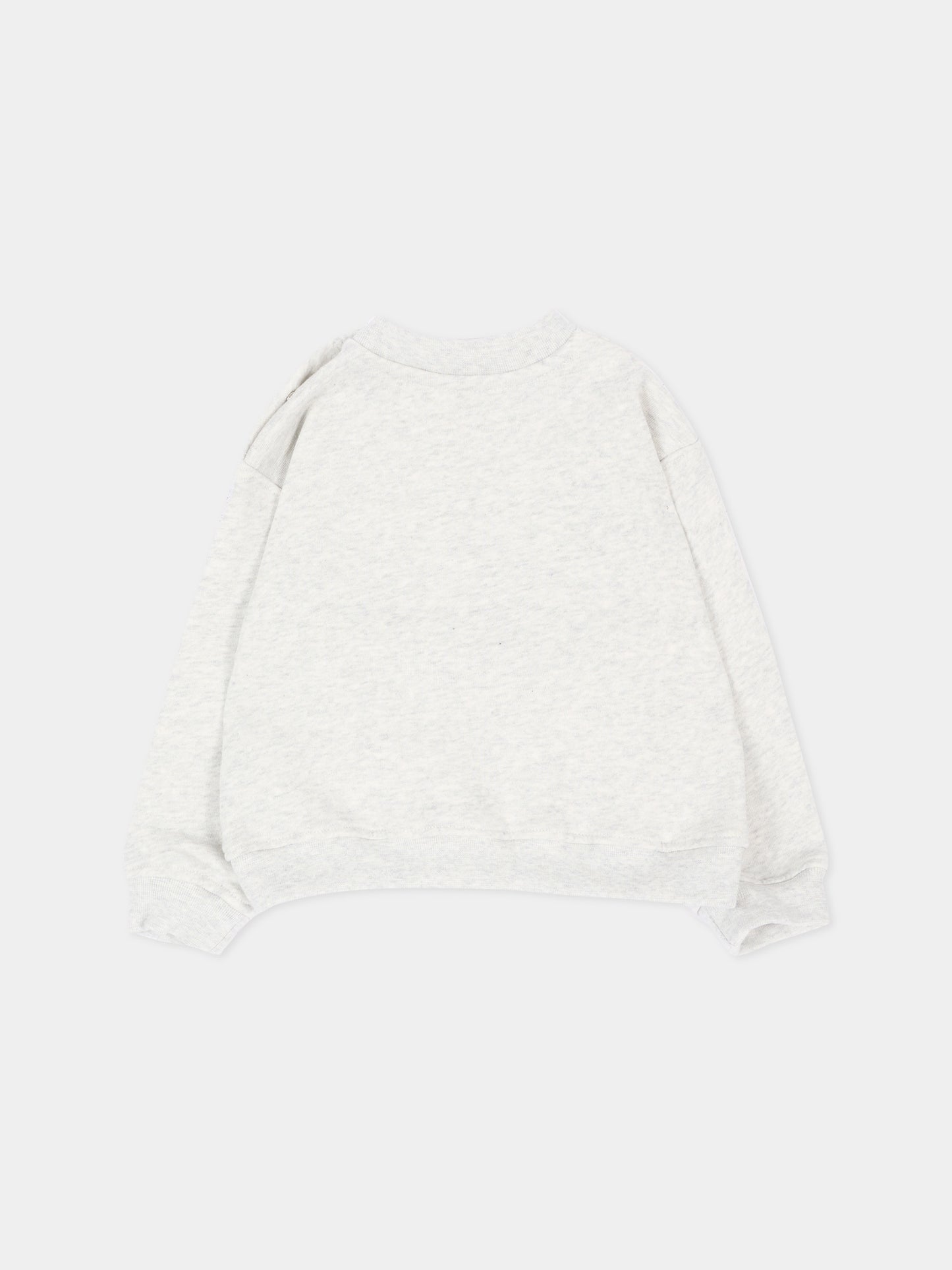 Felpa grigia per neonato con Teddy Bear,Palm Angels,F6PANBSW192 101