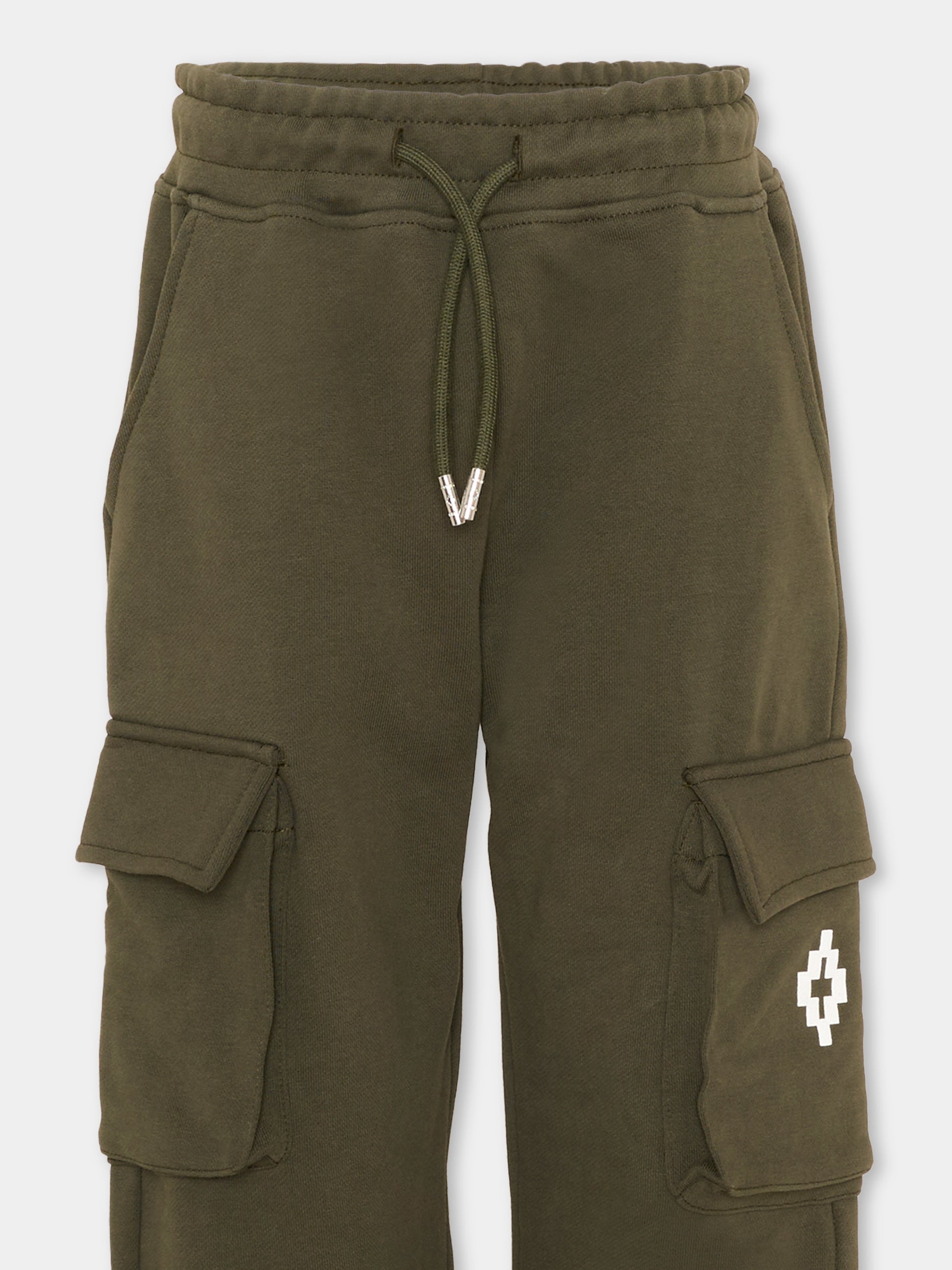 Pantalone verde per bambino cargo,County Of Milan Kids,F6CMJBFP050 082