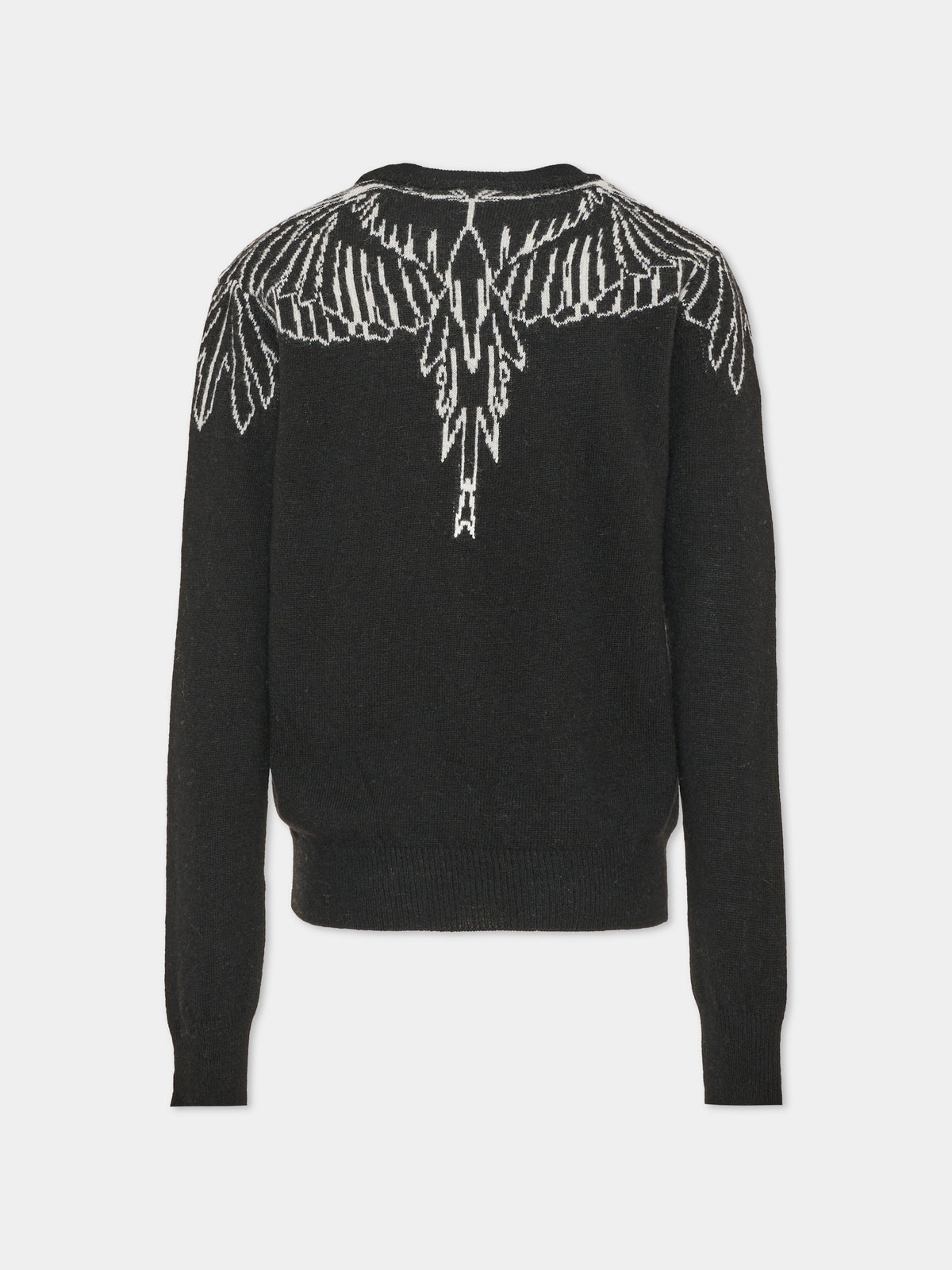 Maglione nero per bambino con ali,County Of Milan Kids,F6CMJBJP003 110