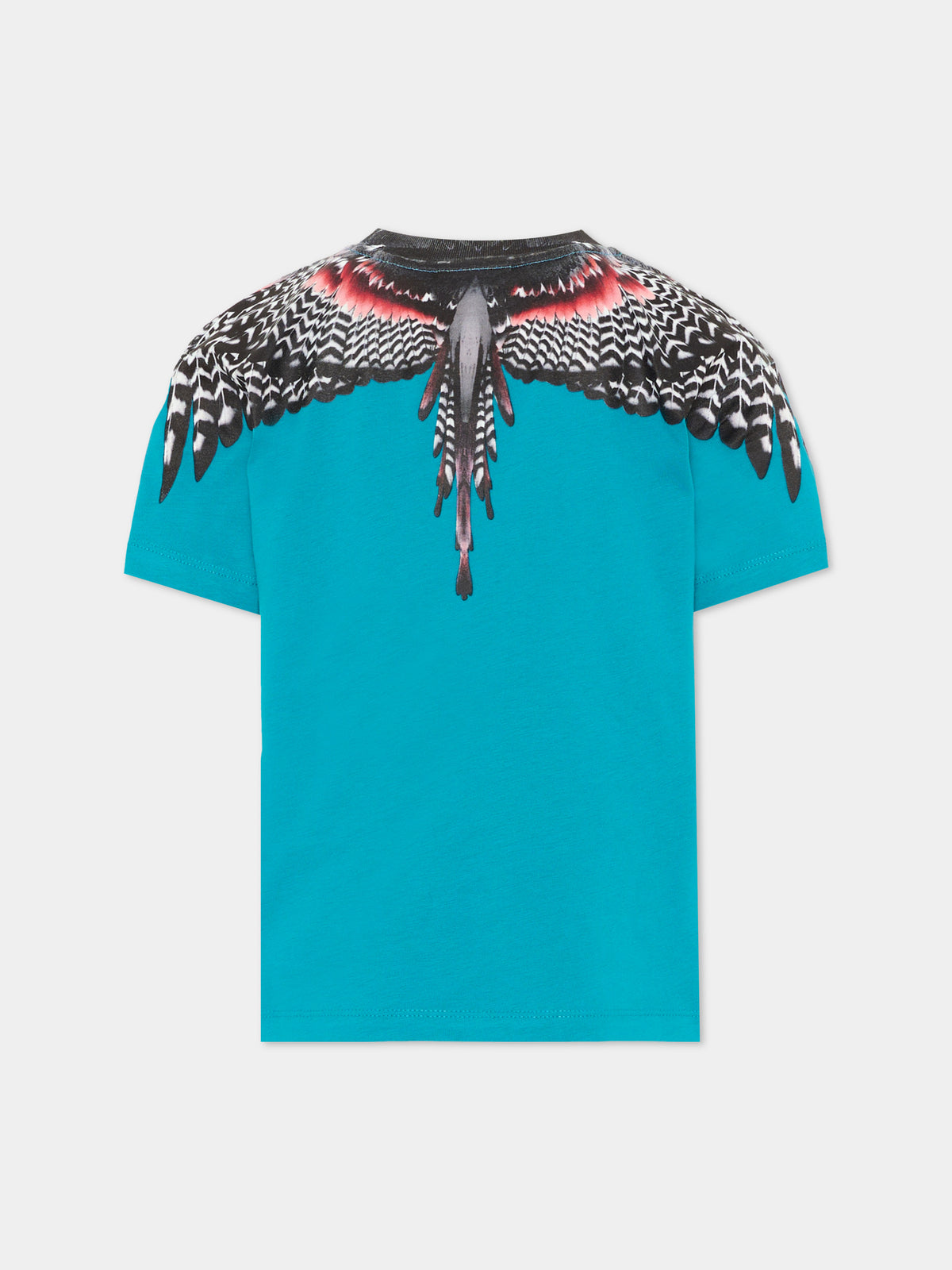 T-shirt verde per bambino con ali,County Of Milan Kids,F6CMJBTH043 923