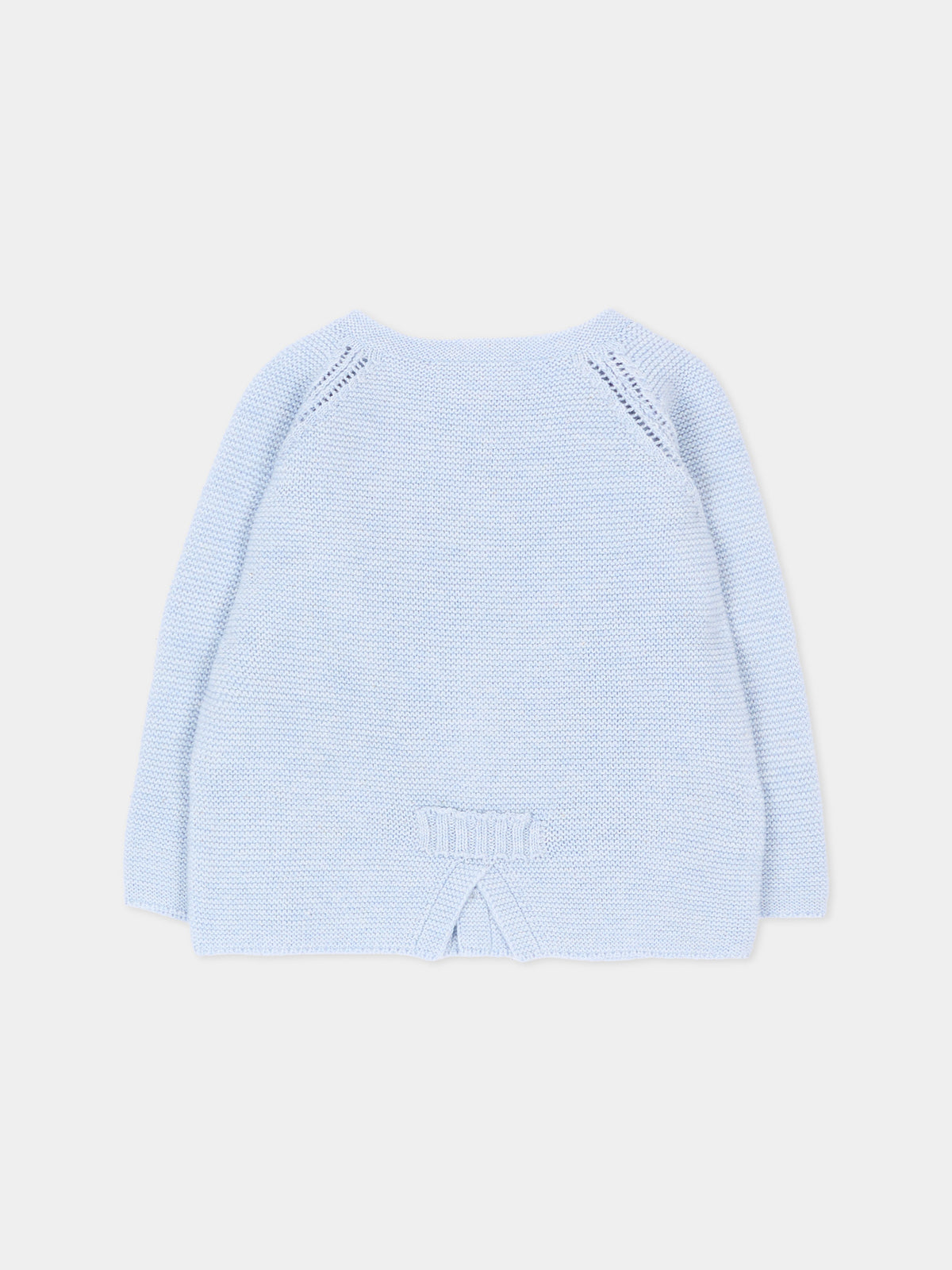 Cardigan celeste per neonato in maglia,Martín Aranda,045-11320 C08