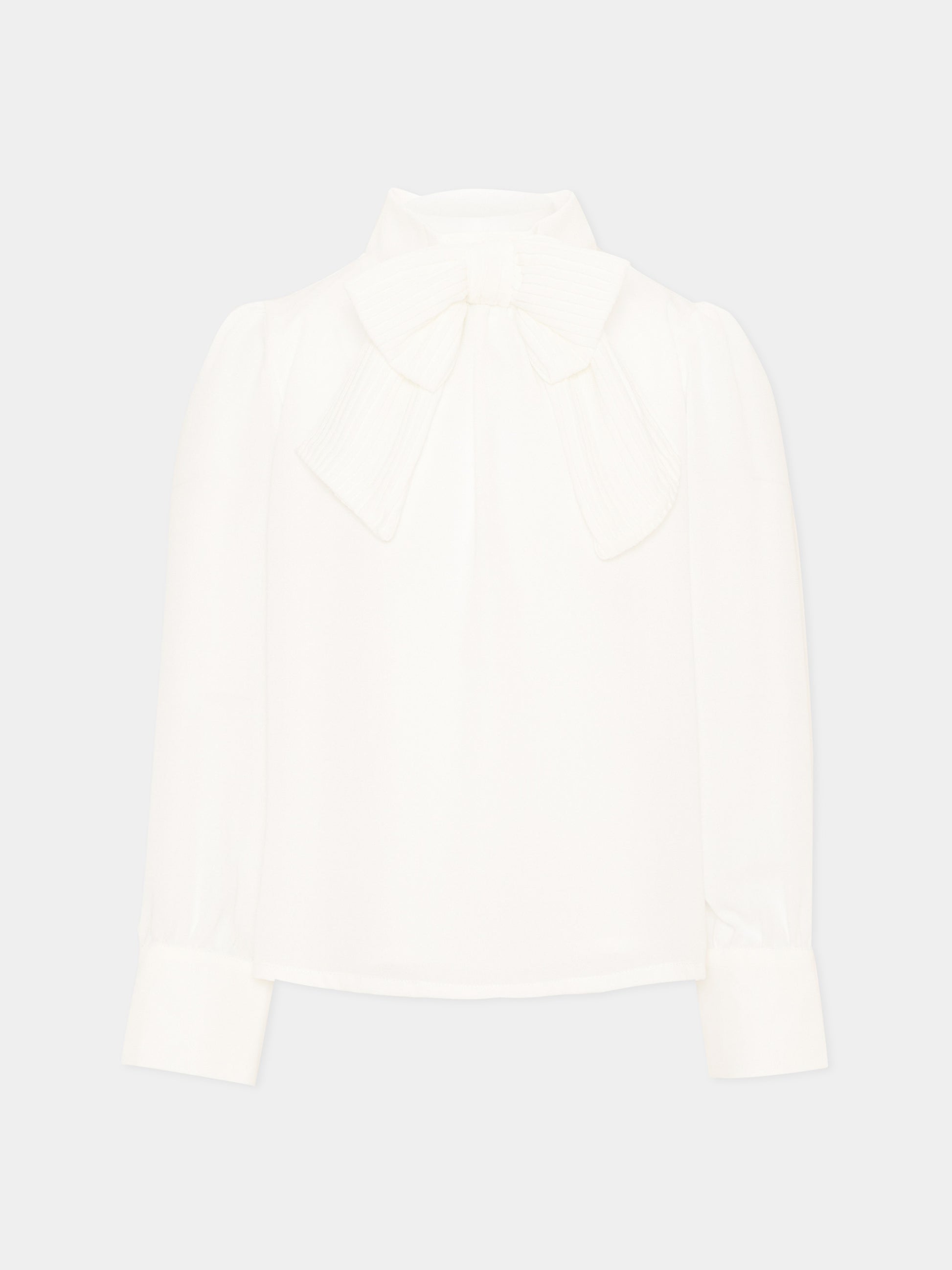 Camicia avorio per bambina con fiocco,Patachou,PAP 47 BL4333475 060