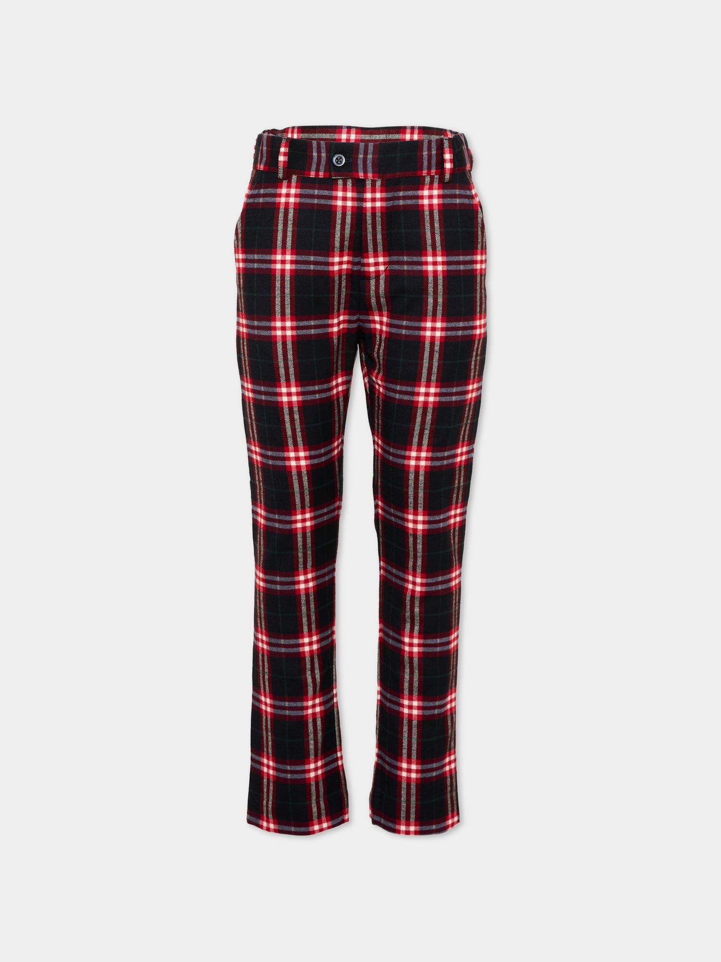 Pantalone blu tartan per bambino,Patachou,PAP 47 CAL4333368 Z0162