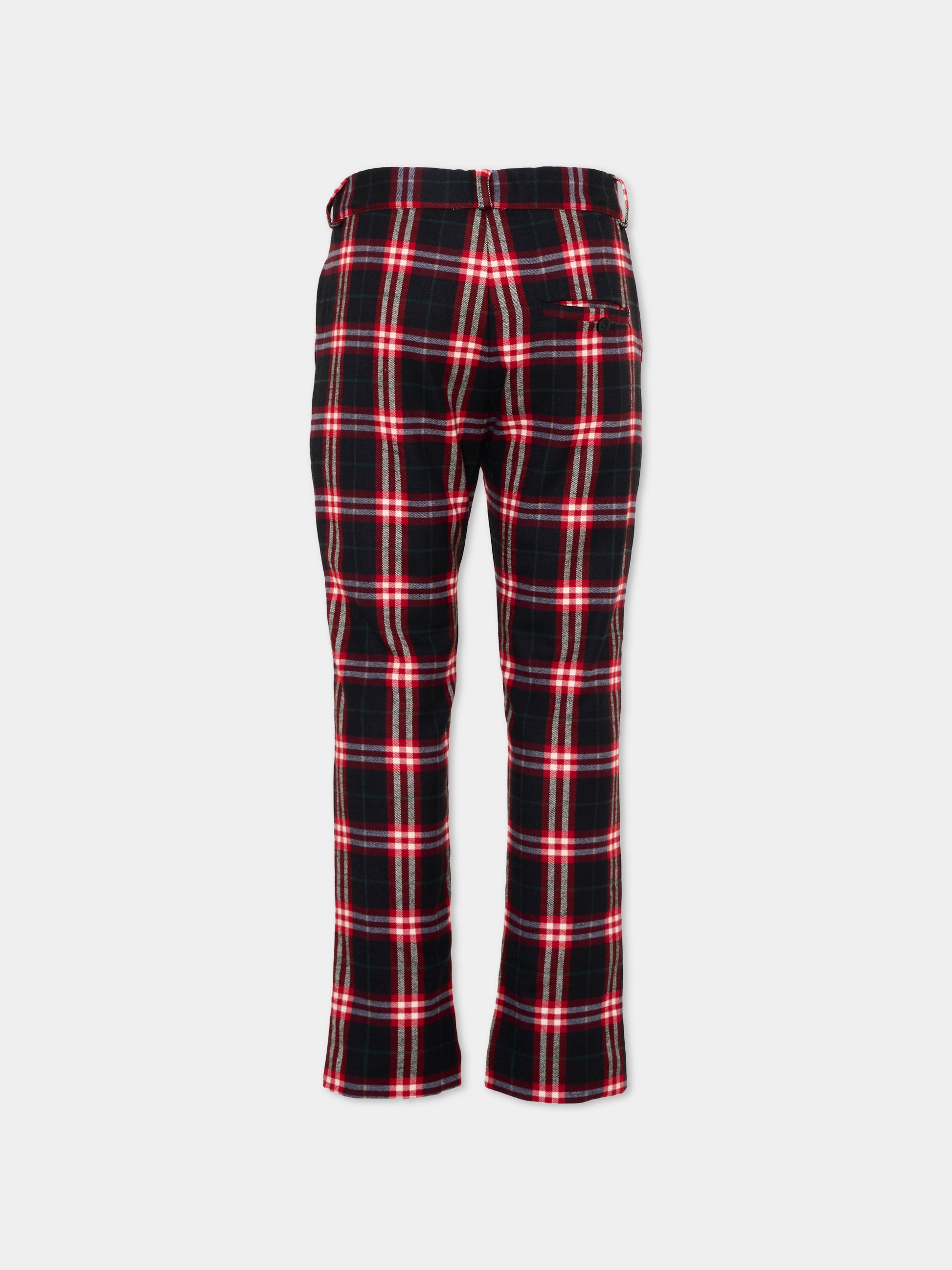 Pantalone blu tartan per bambino,Patachou,PAP 47 CAL4333368 Z0162