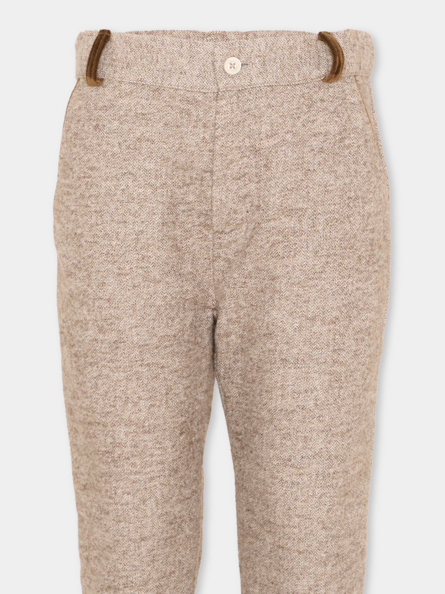 Pantalone beige per bambino,Patachou,PAP 47 CAL4333382 180