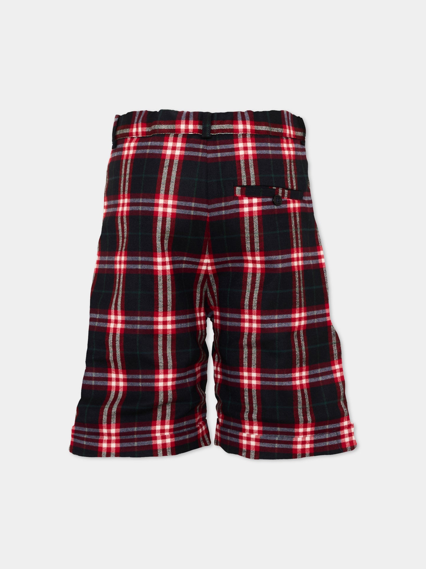 Shorts multicolor tartan per bambino,Patachou,PAP 47 CL4333367 Z0162