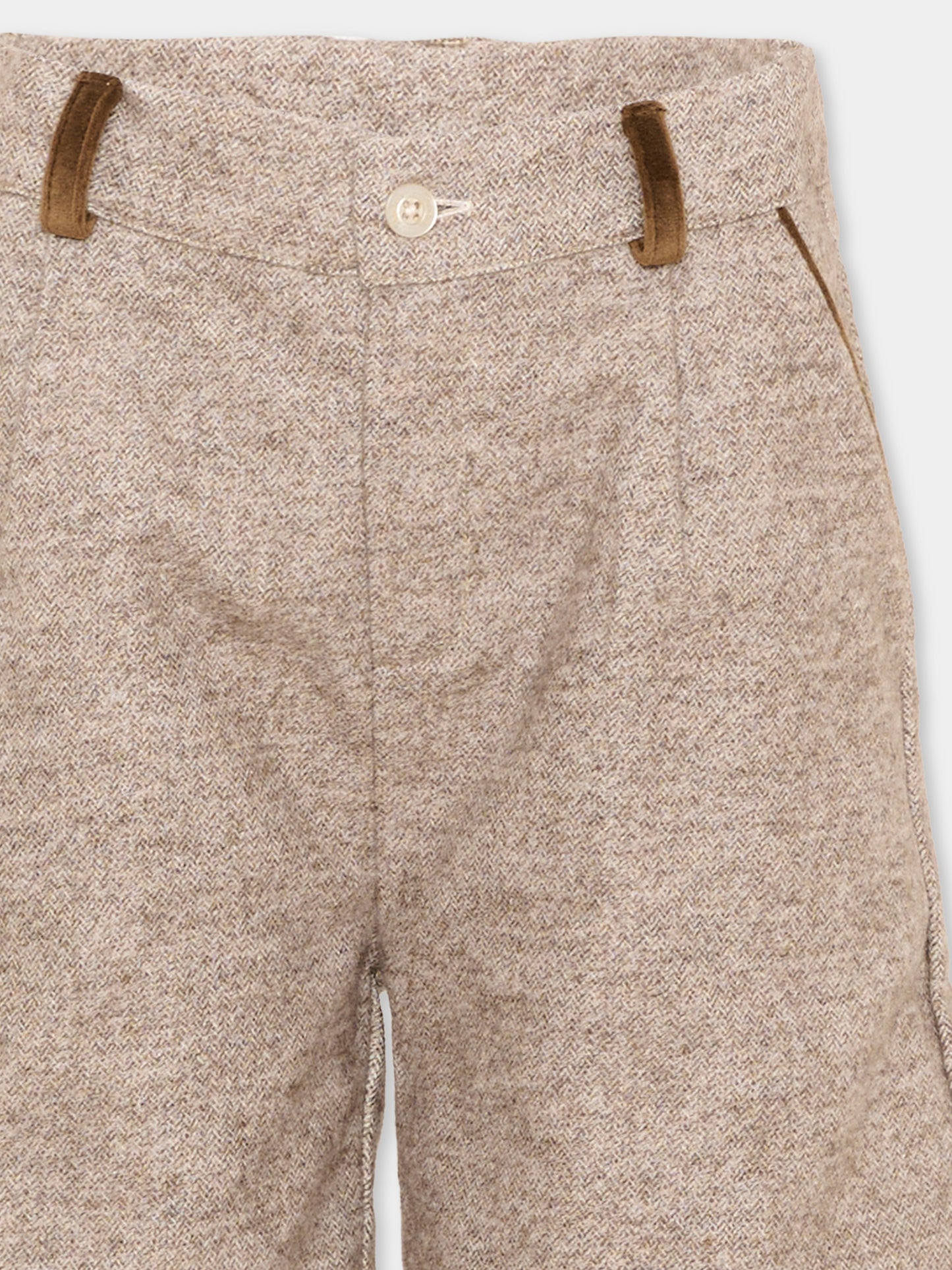 Shorts beige per bambino,Patachou,PAP 47 CL4333386 180